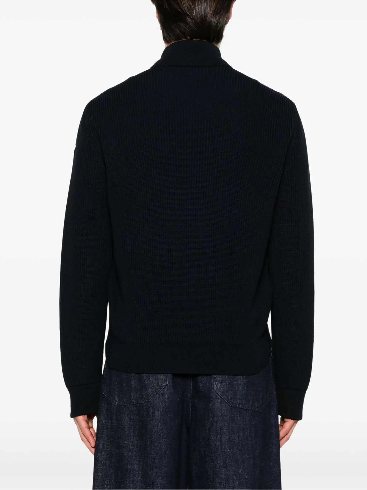 padded-panels cardigan