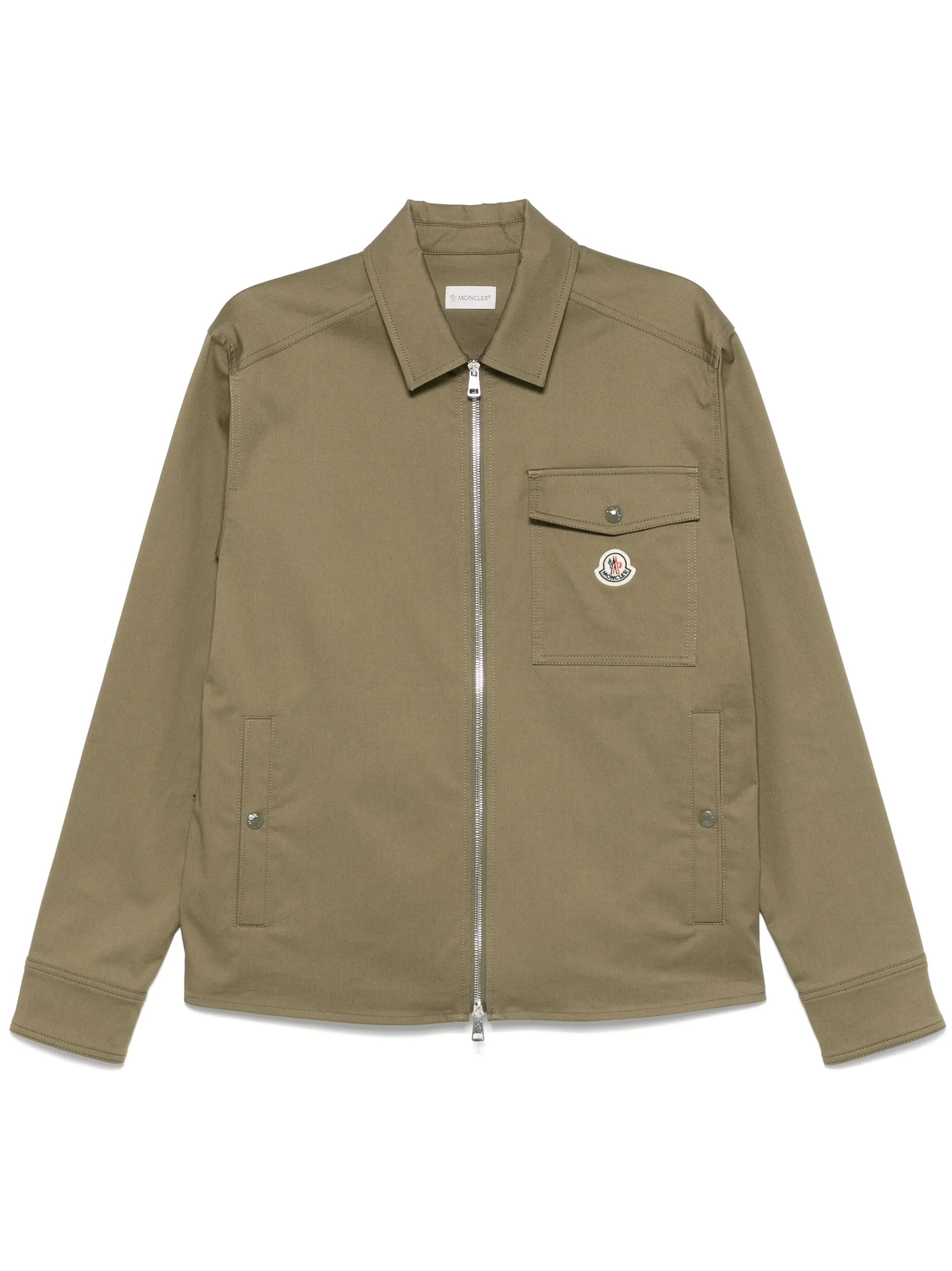 zip-up shirt jacket