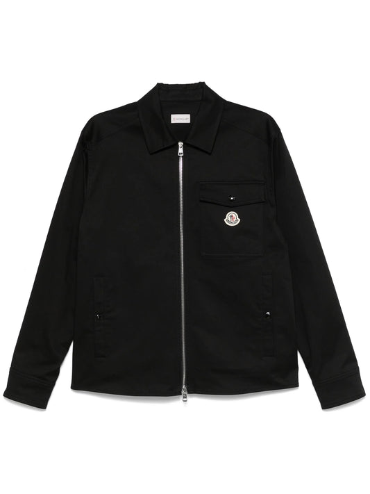 zip-up shirt jacket