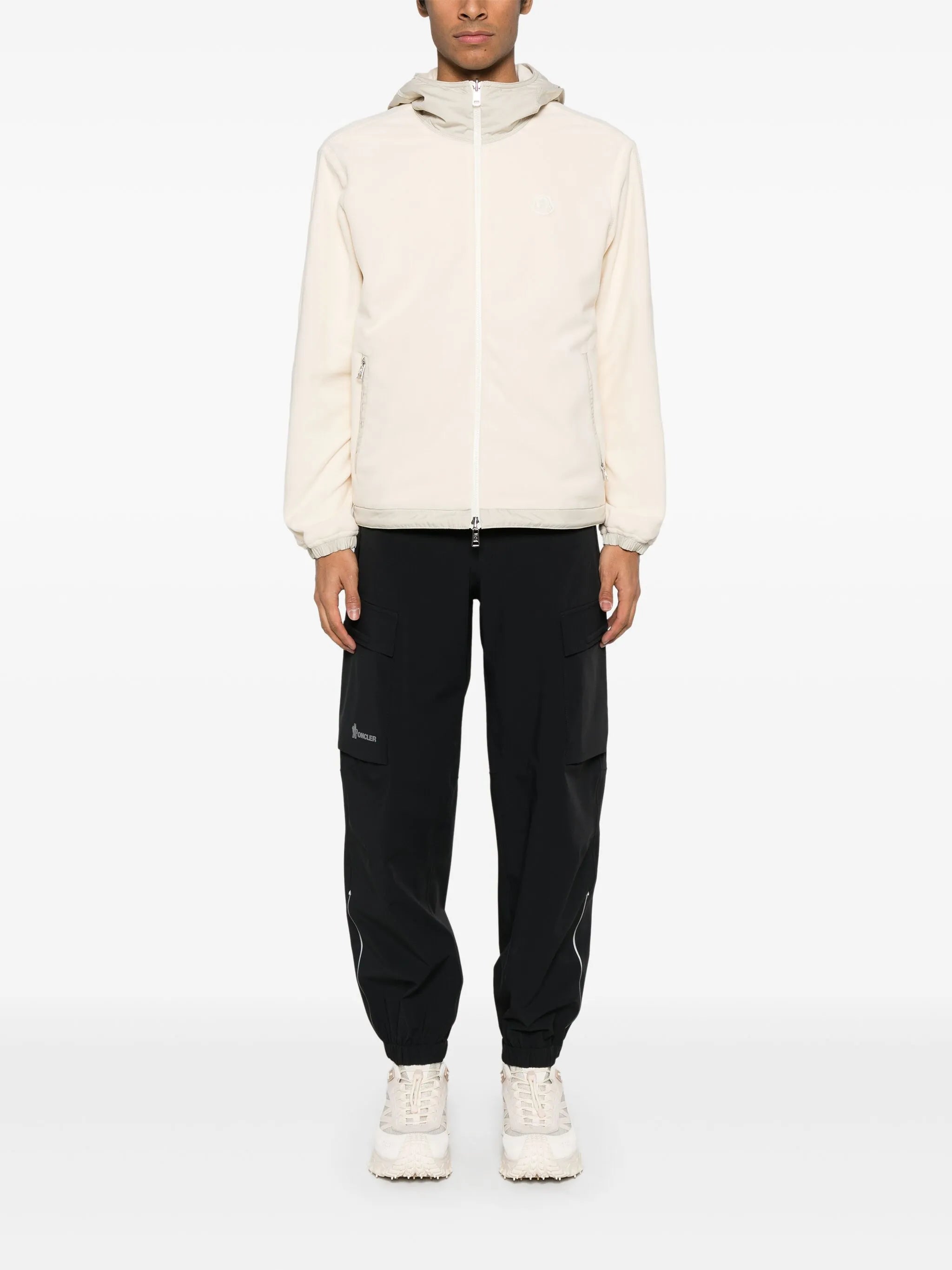 reversible fleece hooded jacket