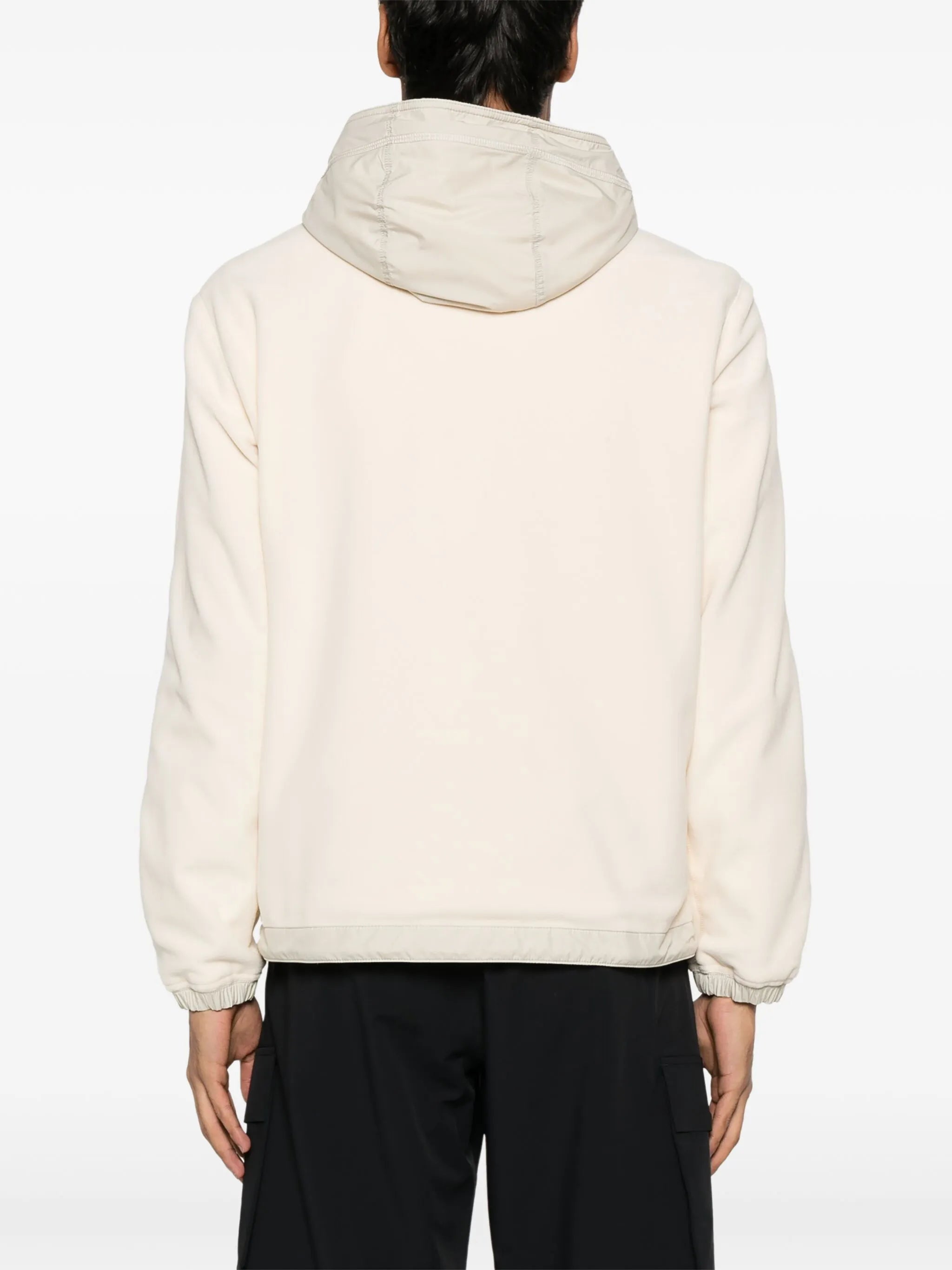 reversible fleece hooded jacket