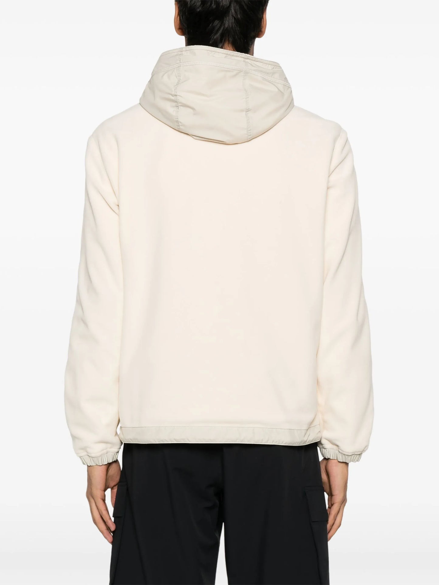 reversible fleece hooded jacket