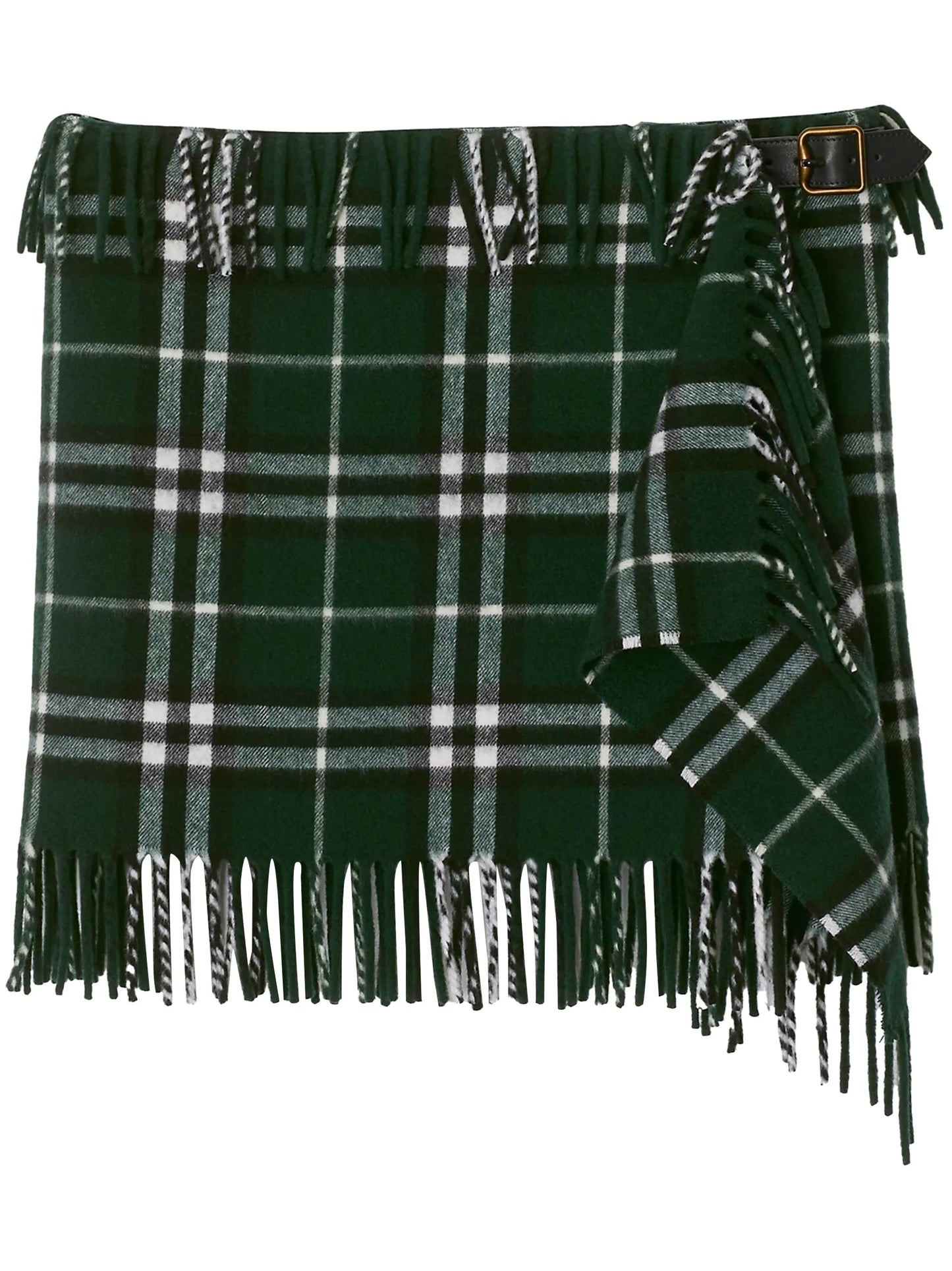 checked mini skirt