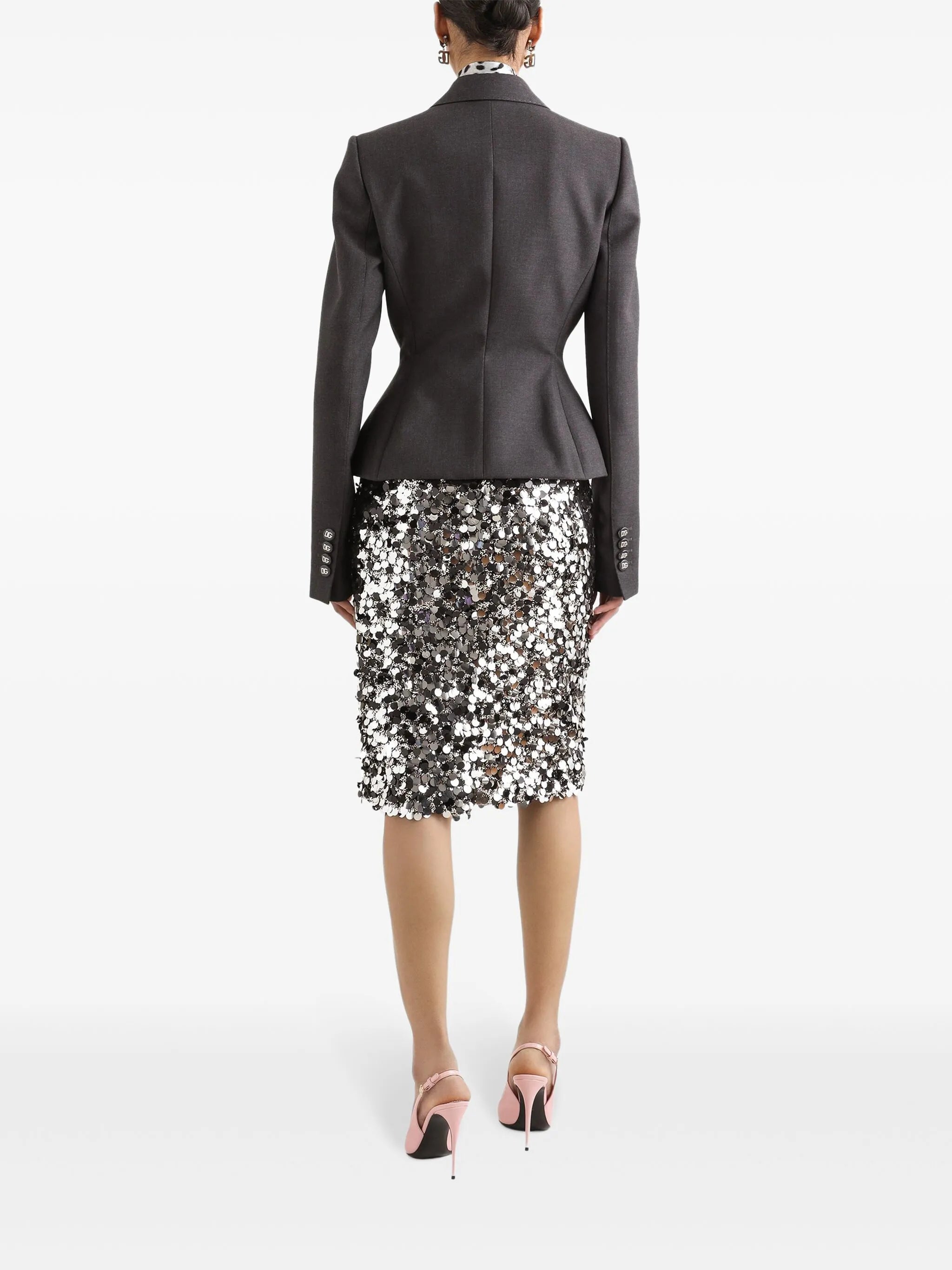 sequinned skirt