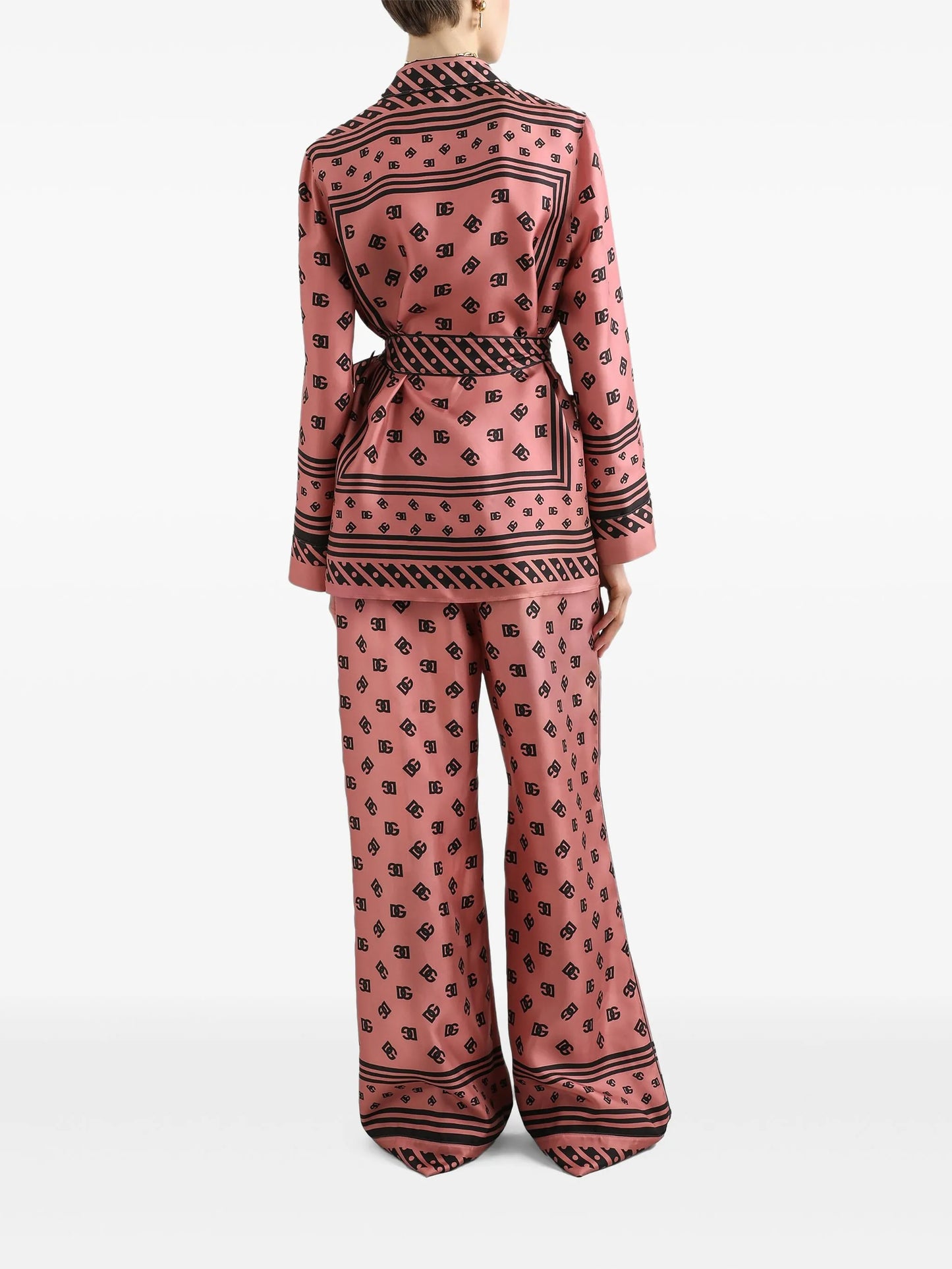 logo-print palazzo pants