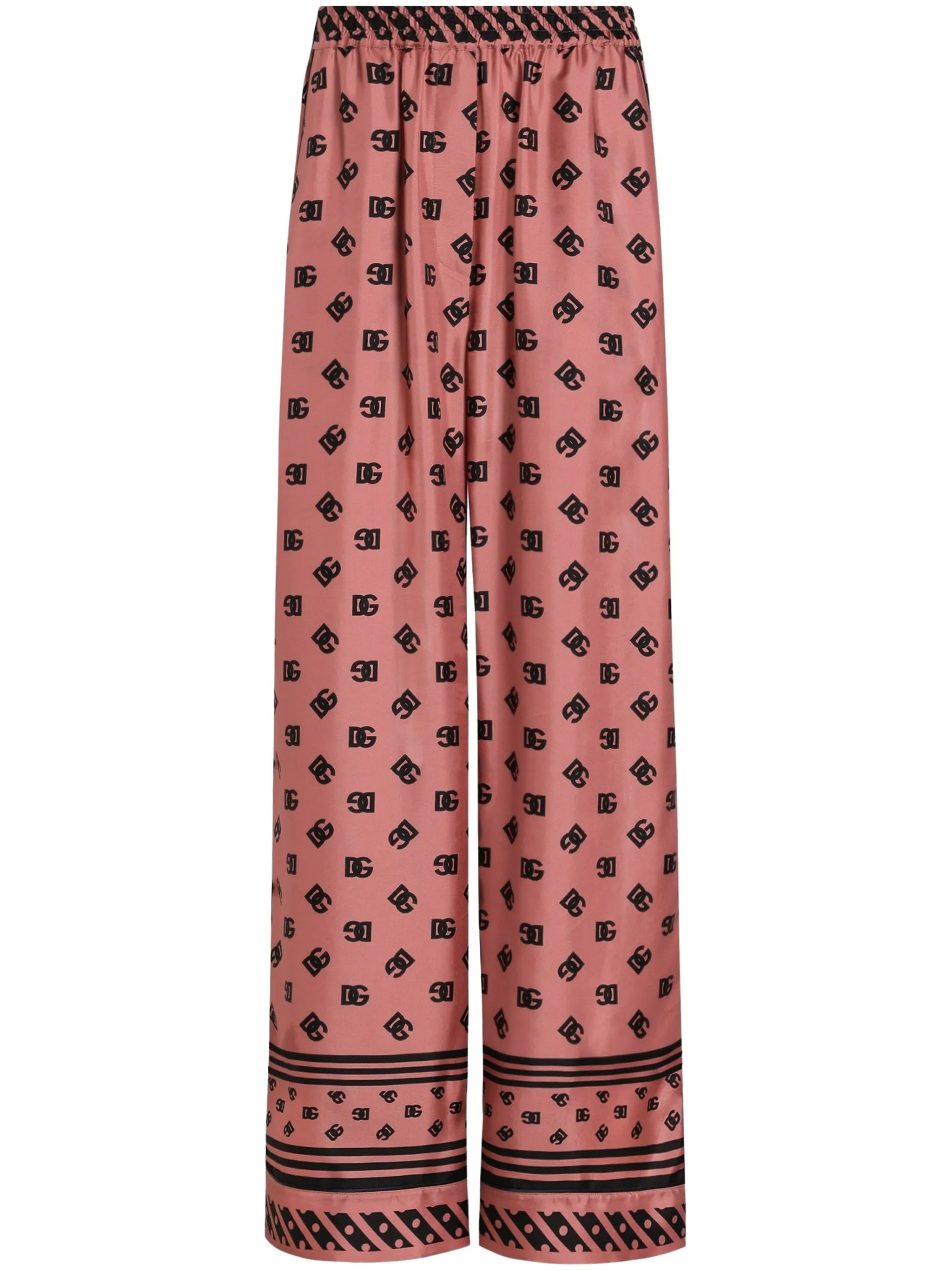 logo-print palazzo pants