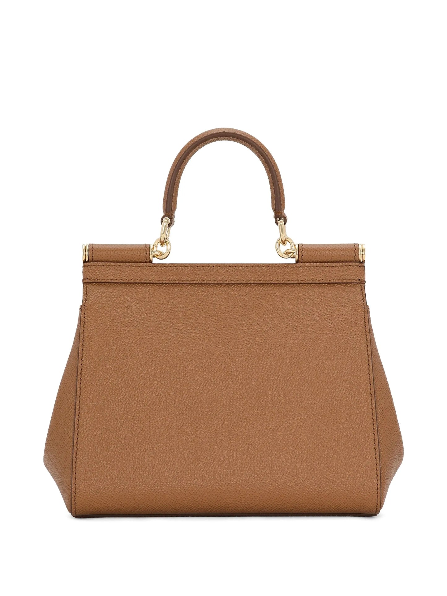 small Sicily grained leather tote bag