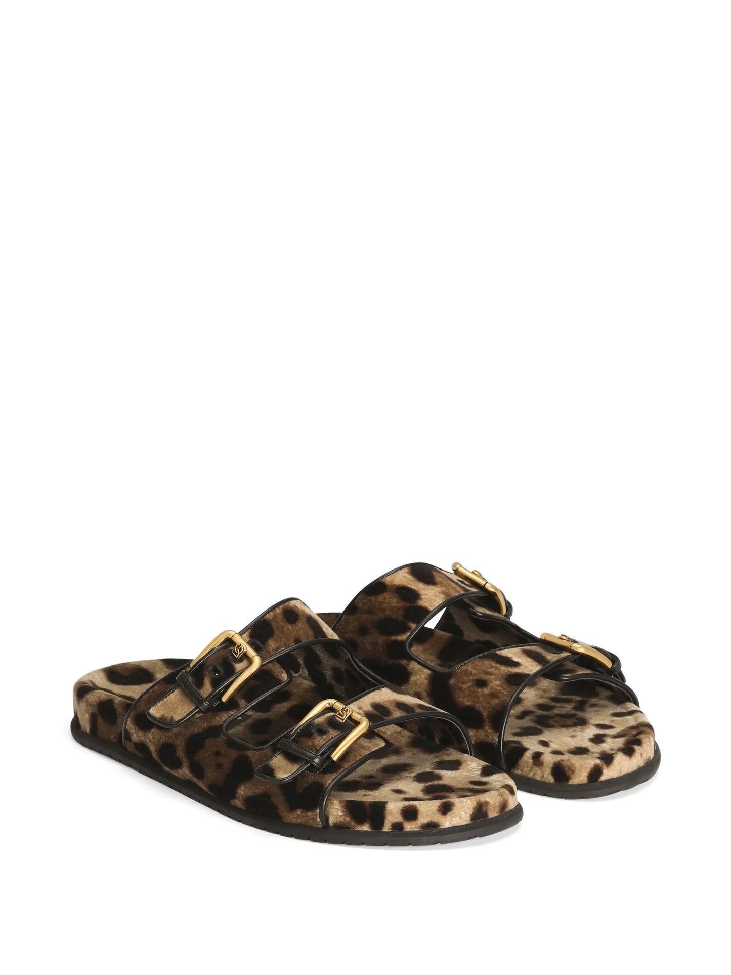 leopard-print sandals