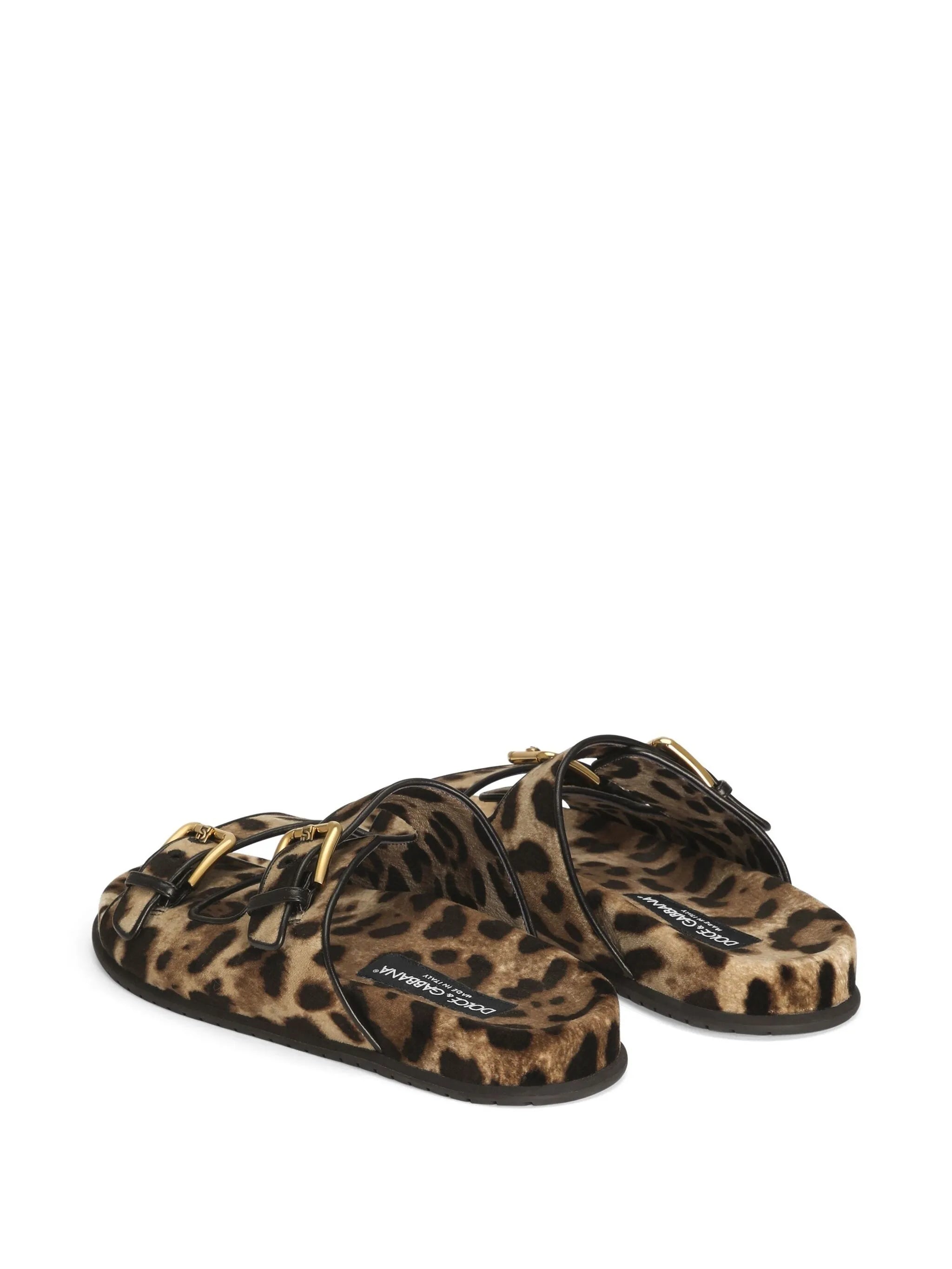 leopard-print sandals