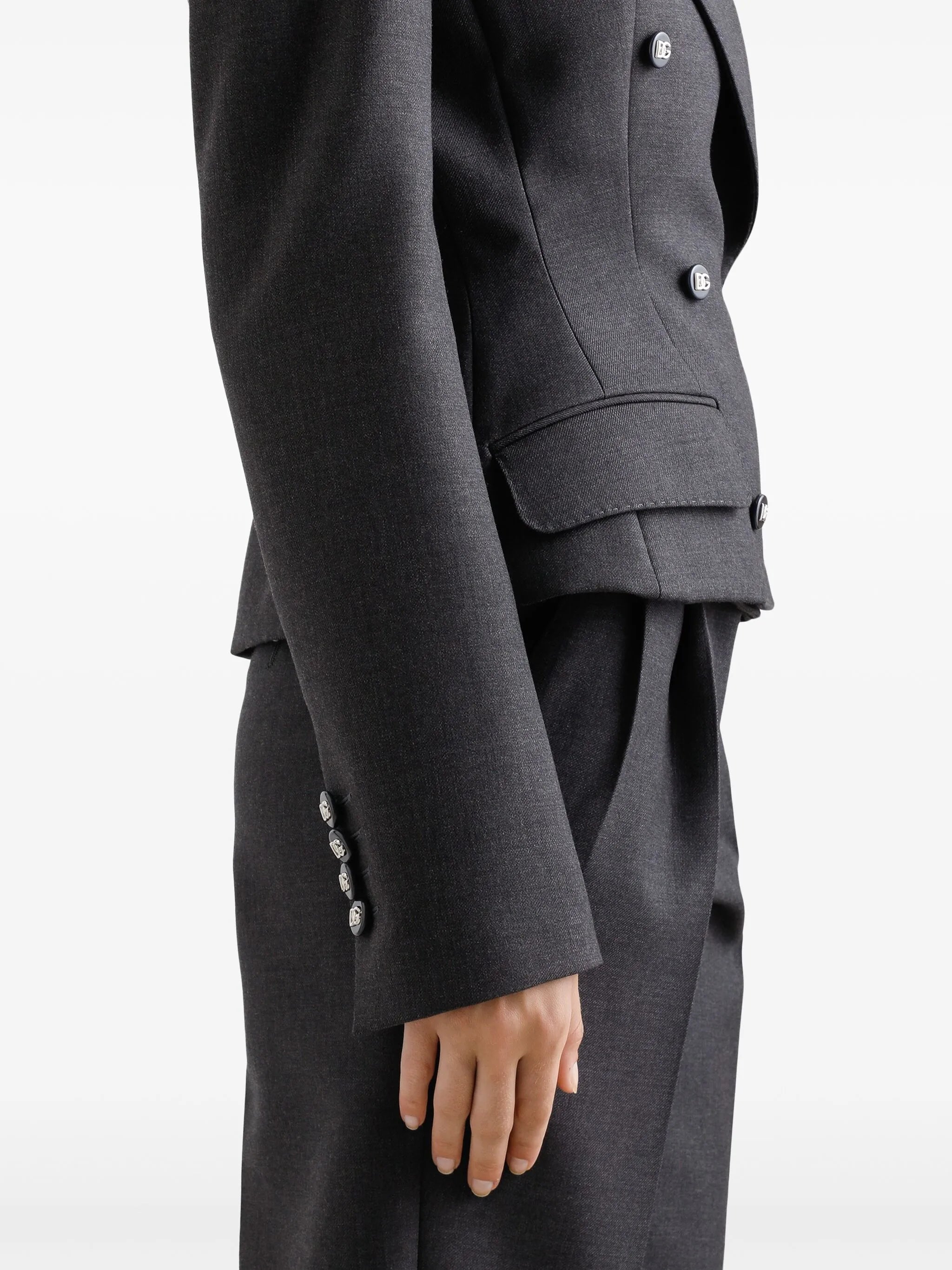 double-breasted blazer