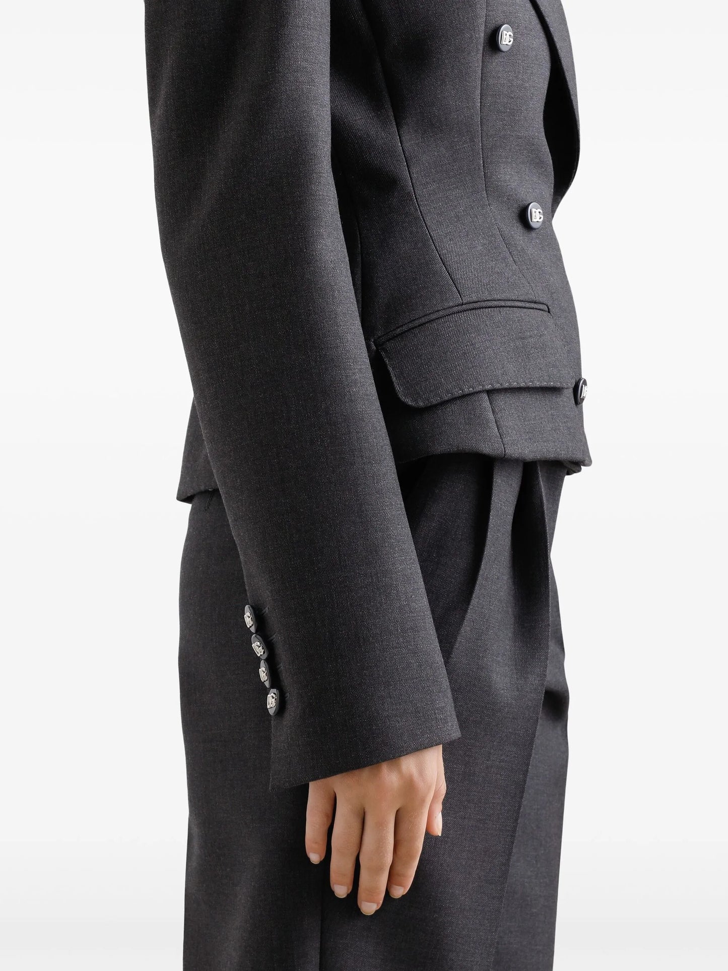 double-breasted blazer