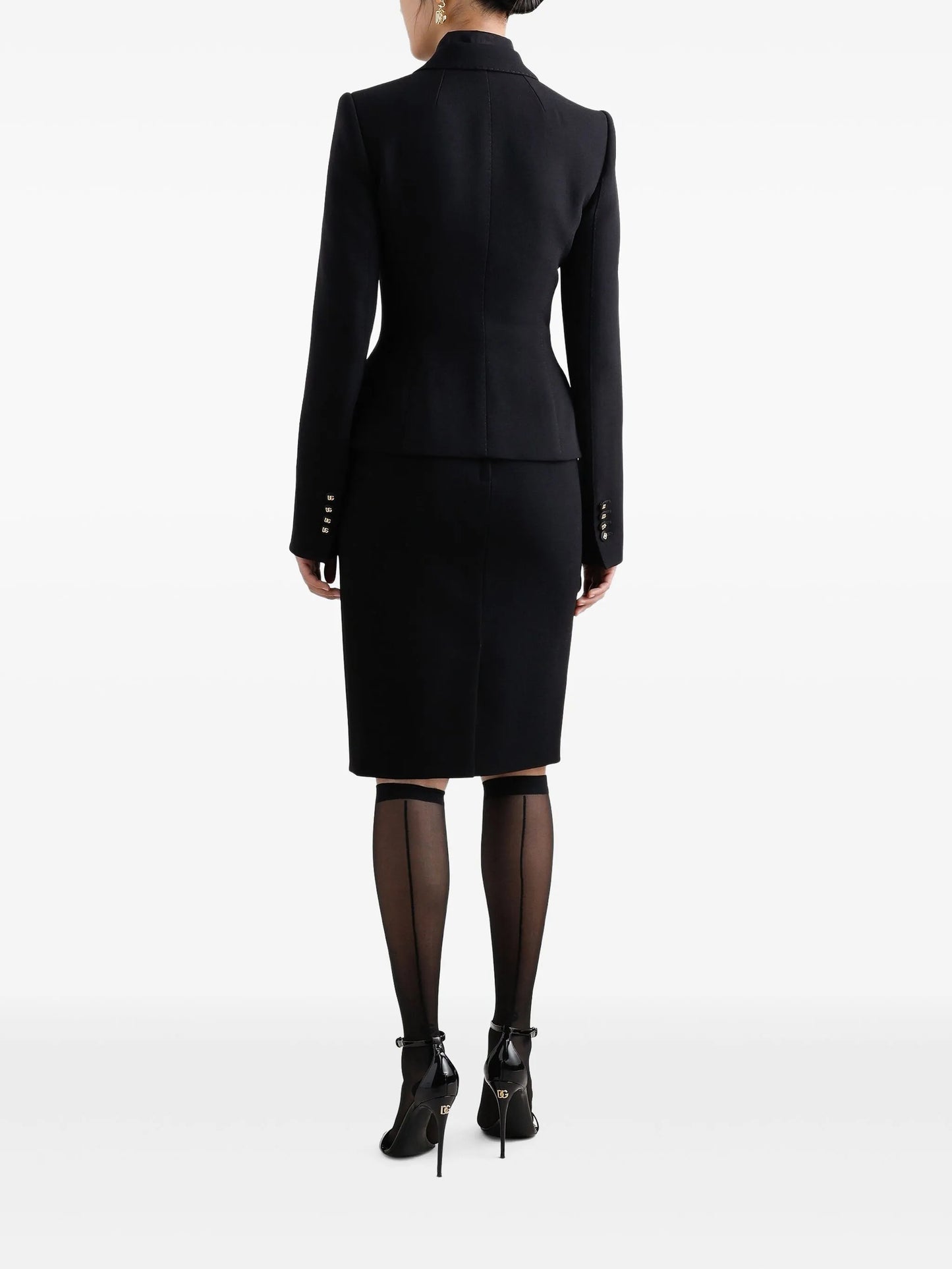 logo-plaque pencil skirt