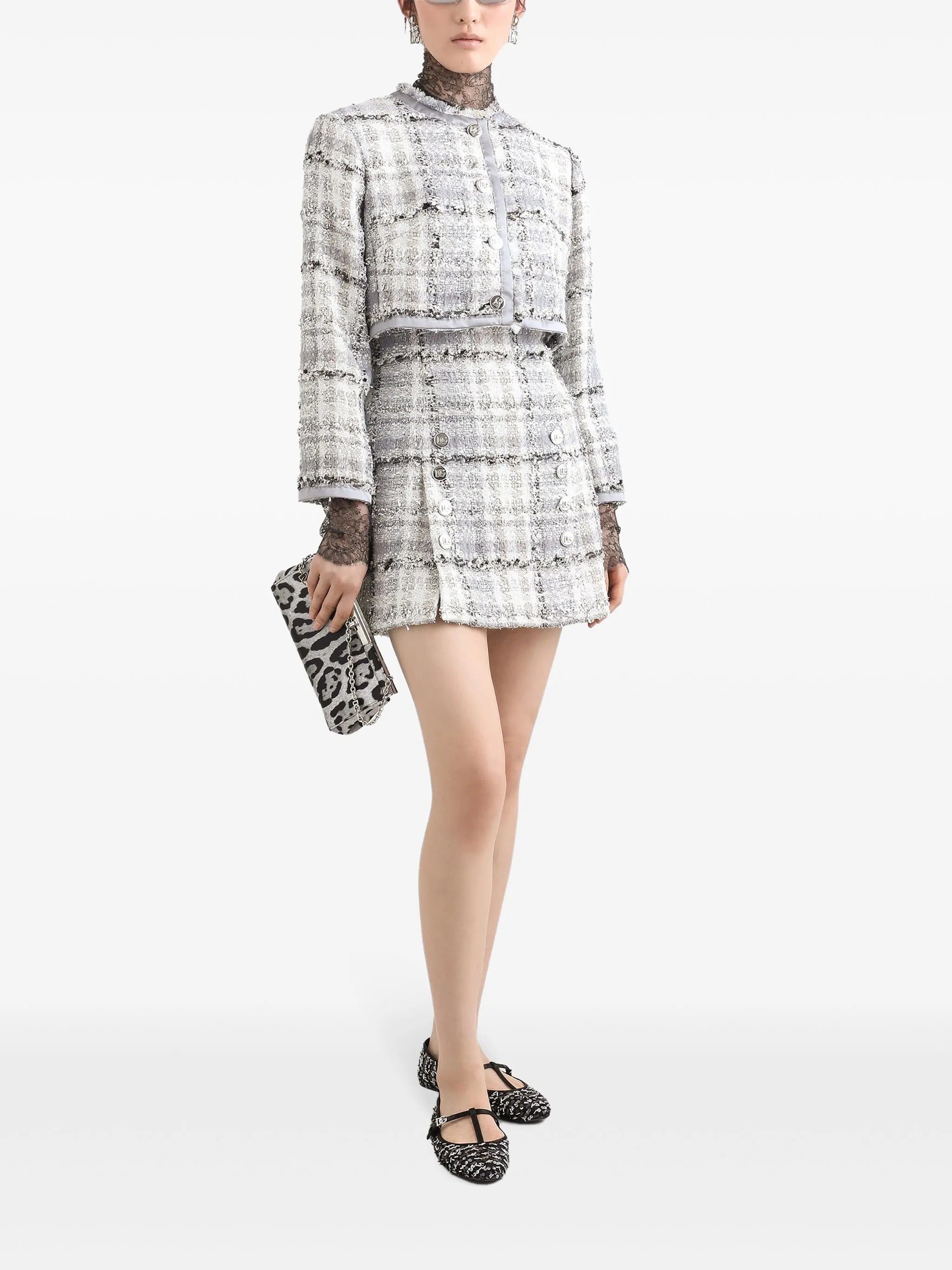 tweed mini dress