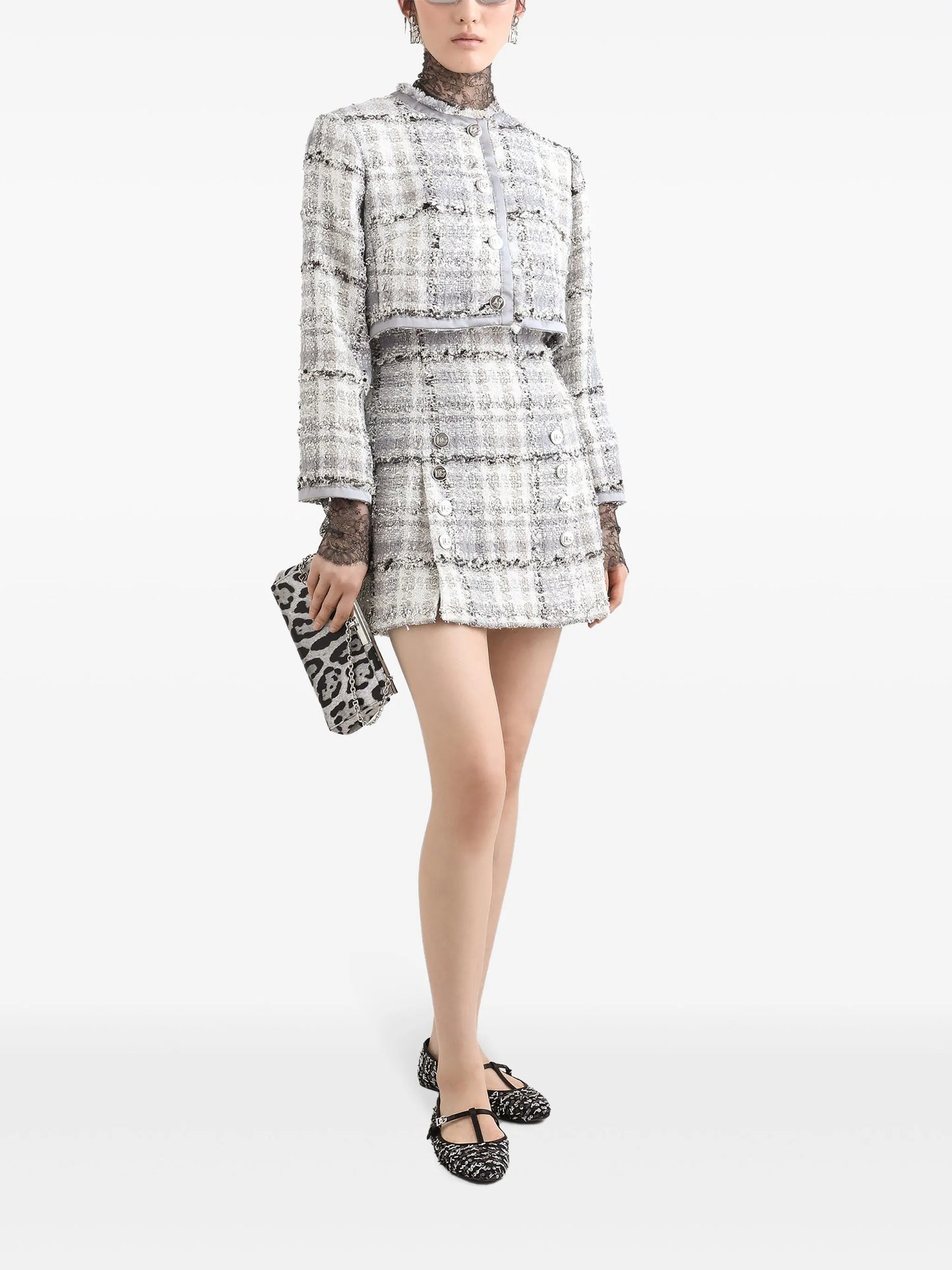 tweed mini dress
