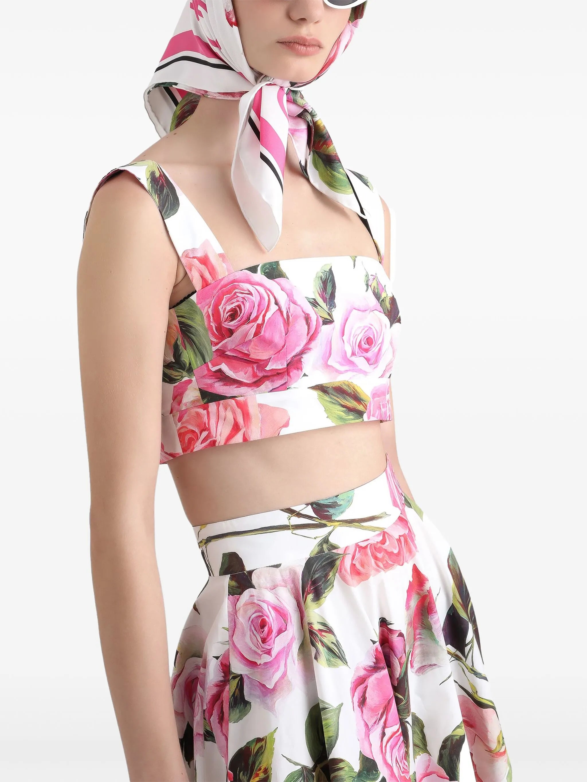 Floral crop top