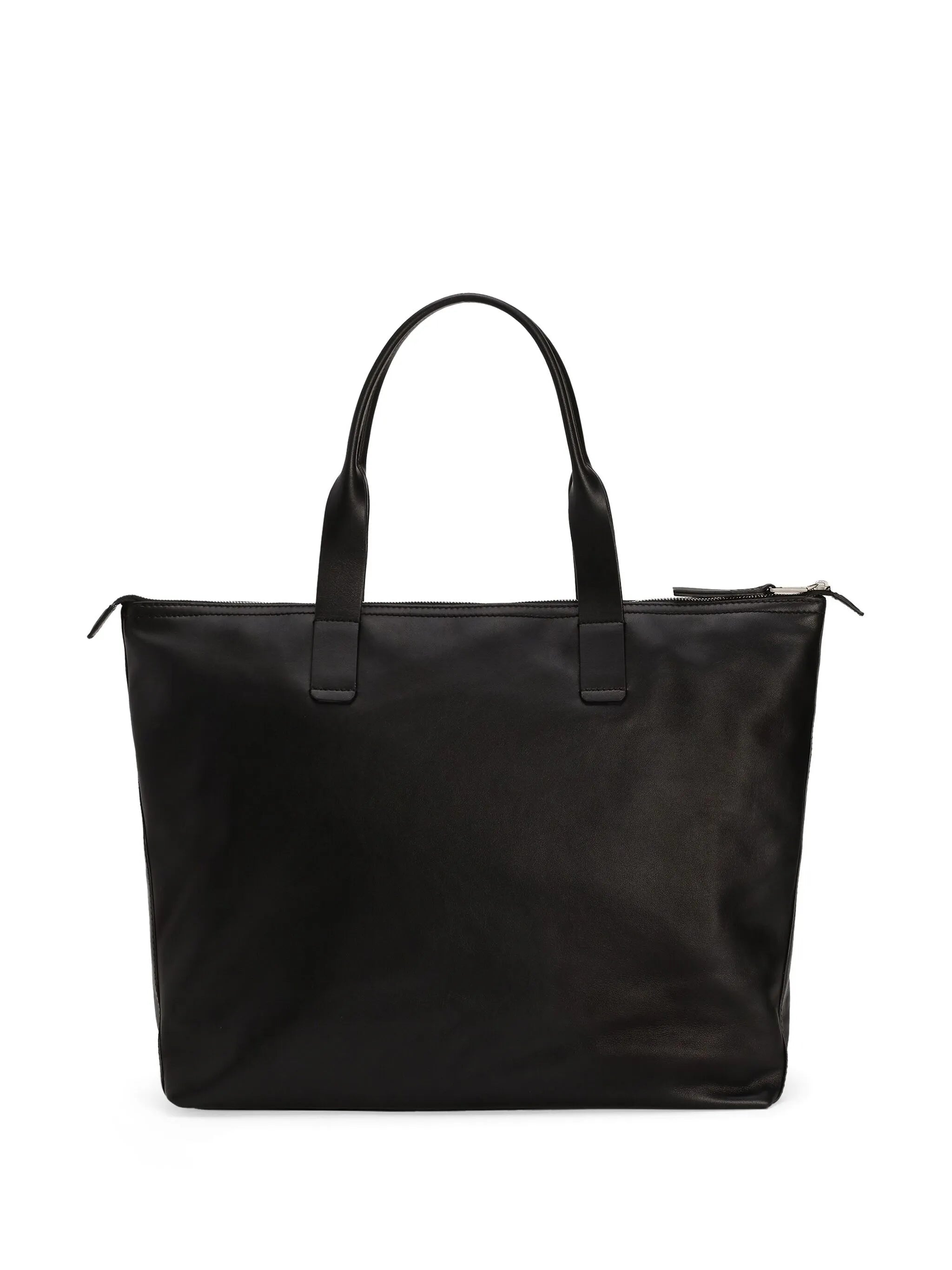 logo-print tote bag