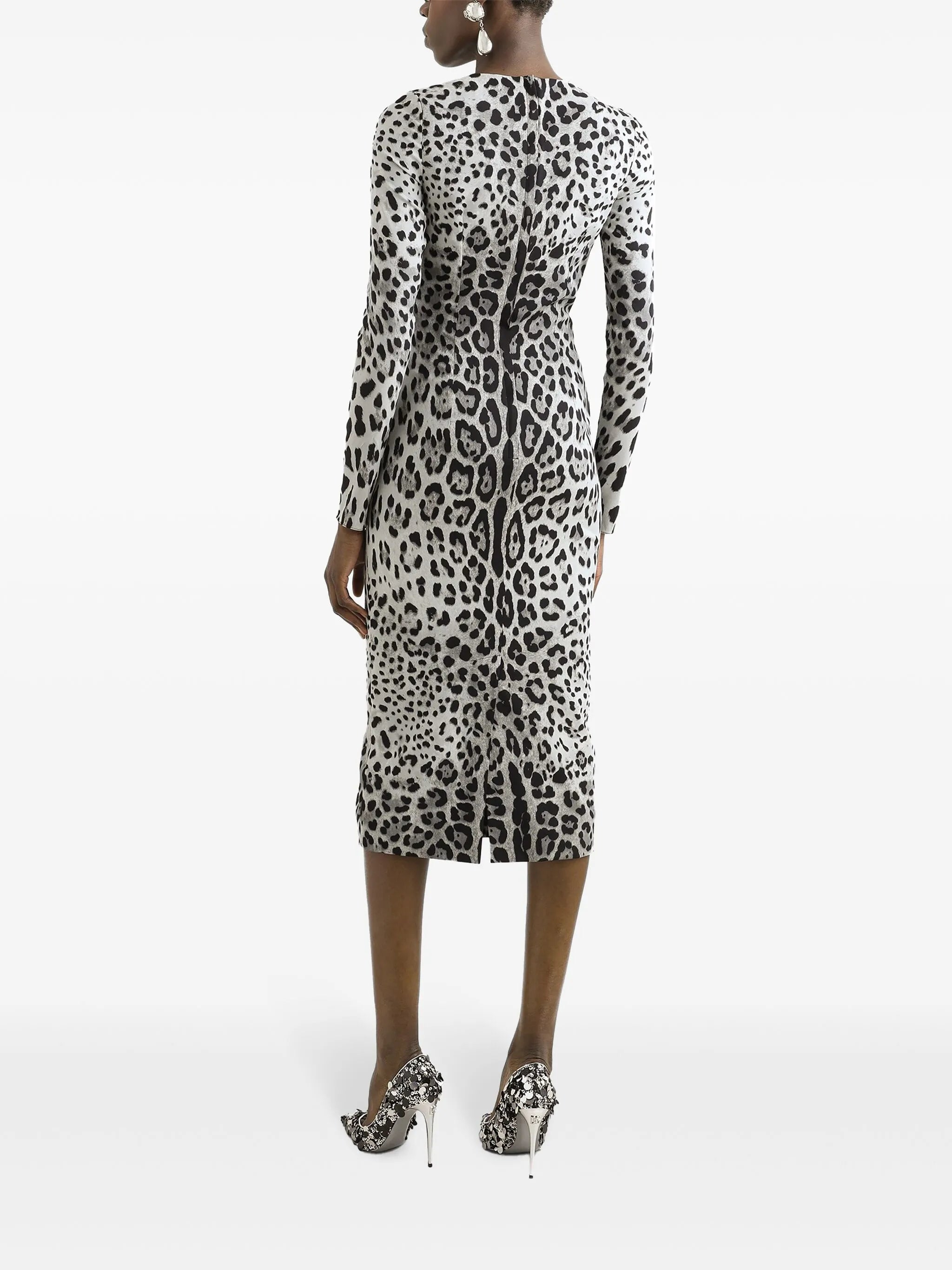 leopard-print dress
