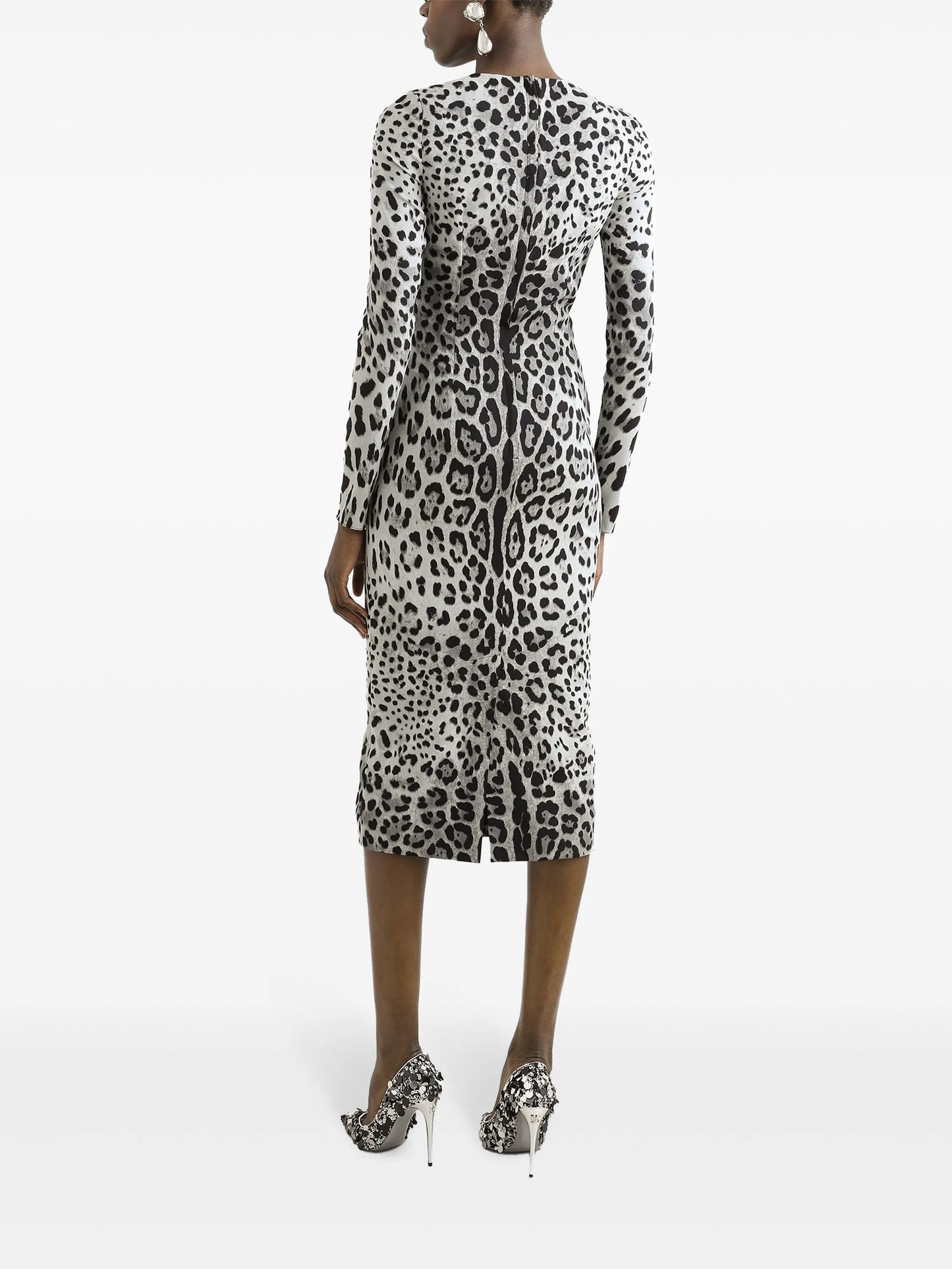 leopard-print dress