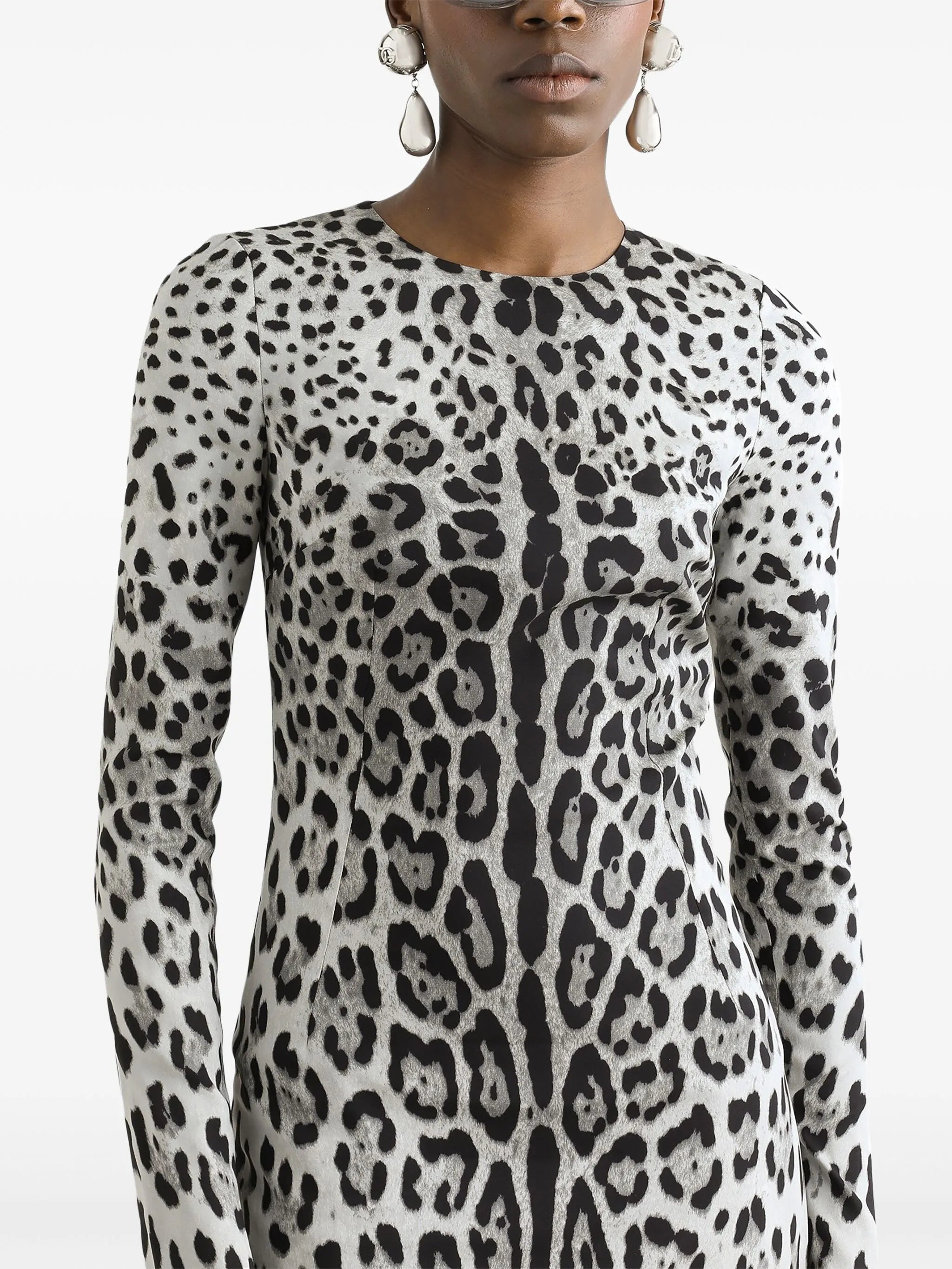 leopard-print dress