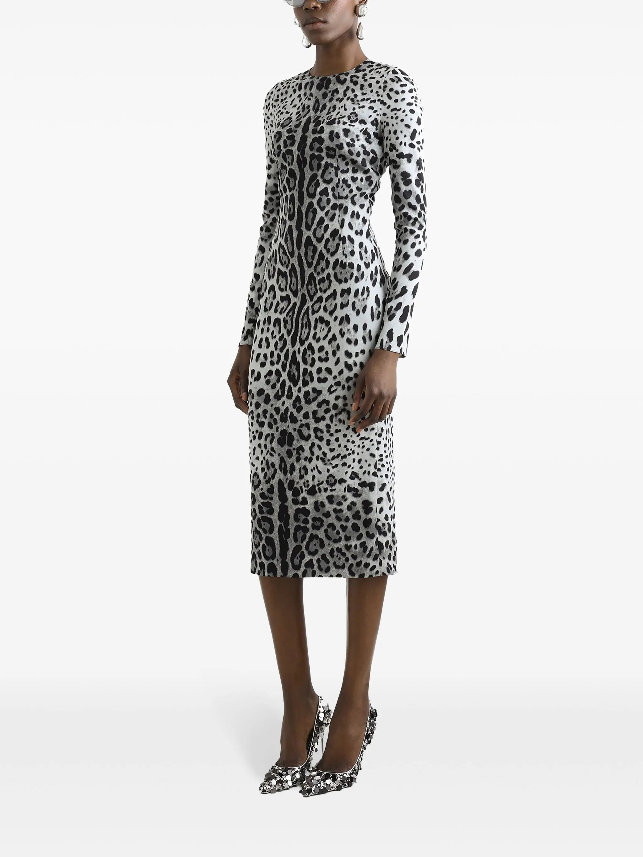 leopard-print dress