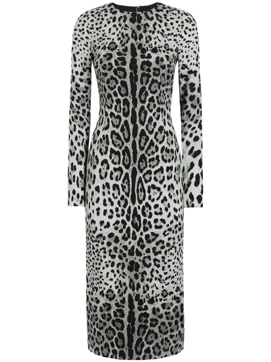 leopard-print dress