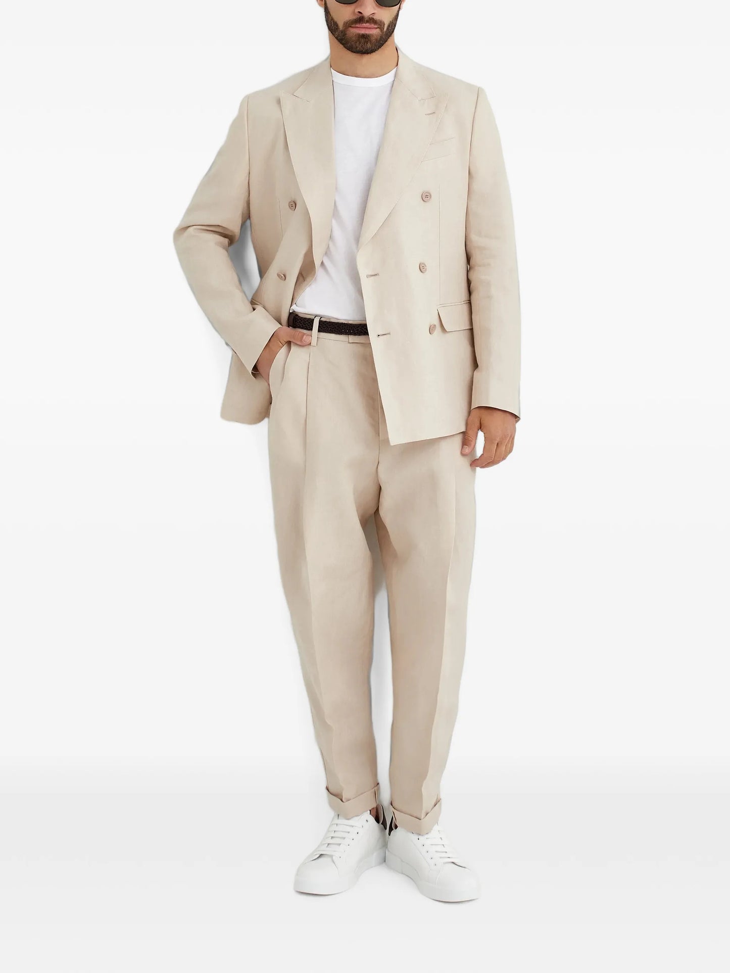 double-breasted blazer