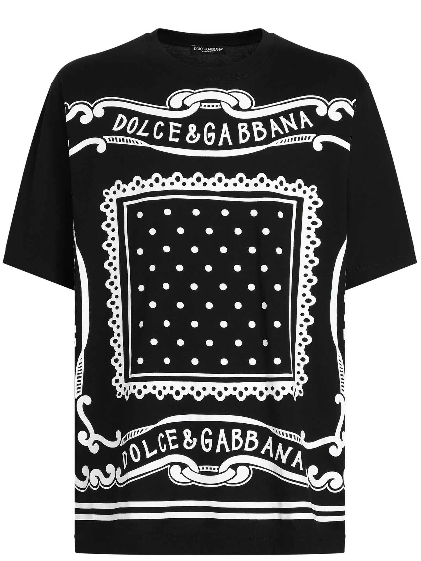 bandana-print cotton T-shirt