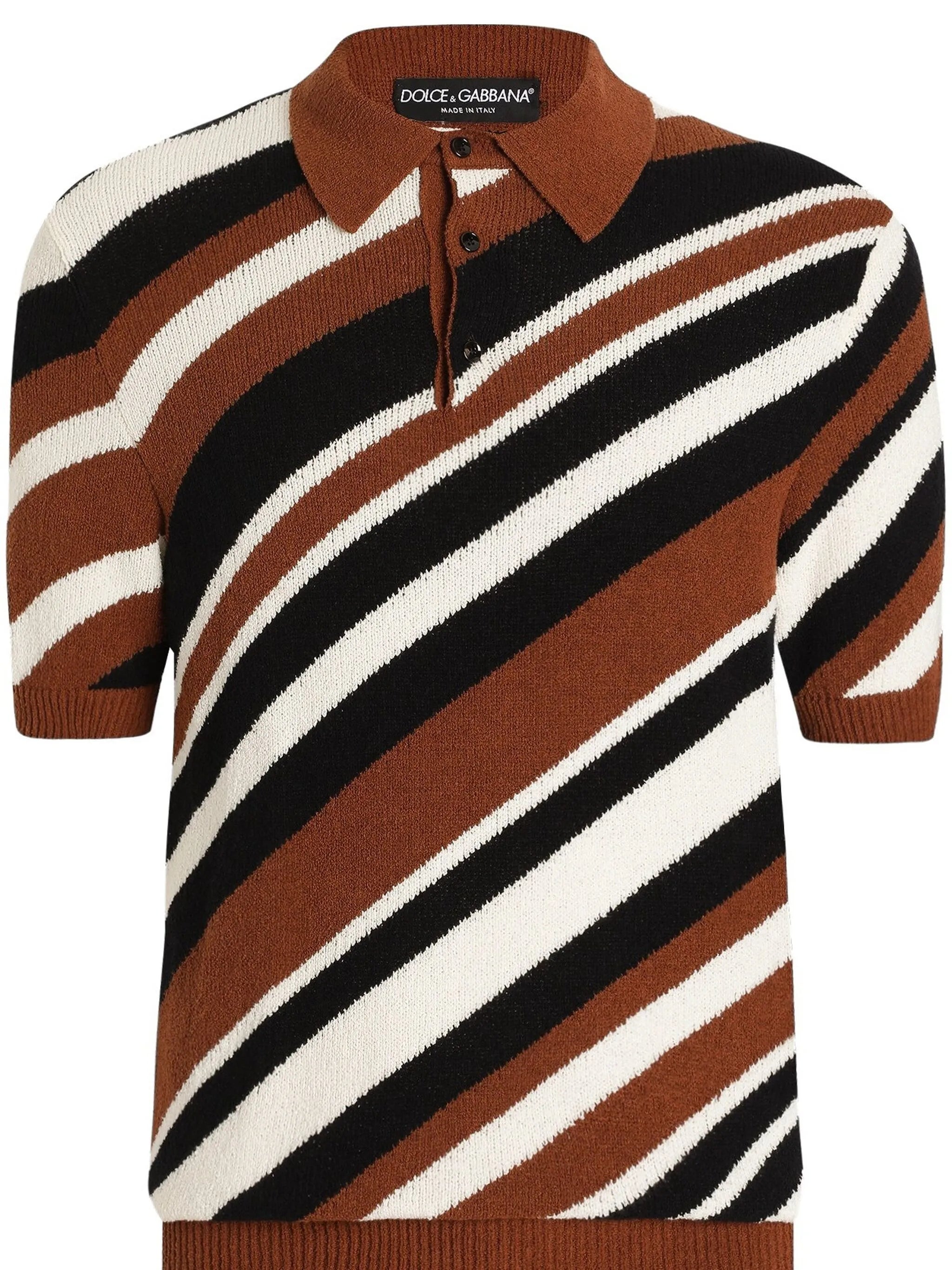 knitted polo shirt