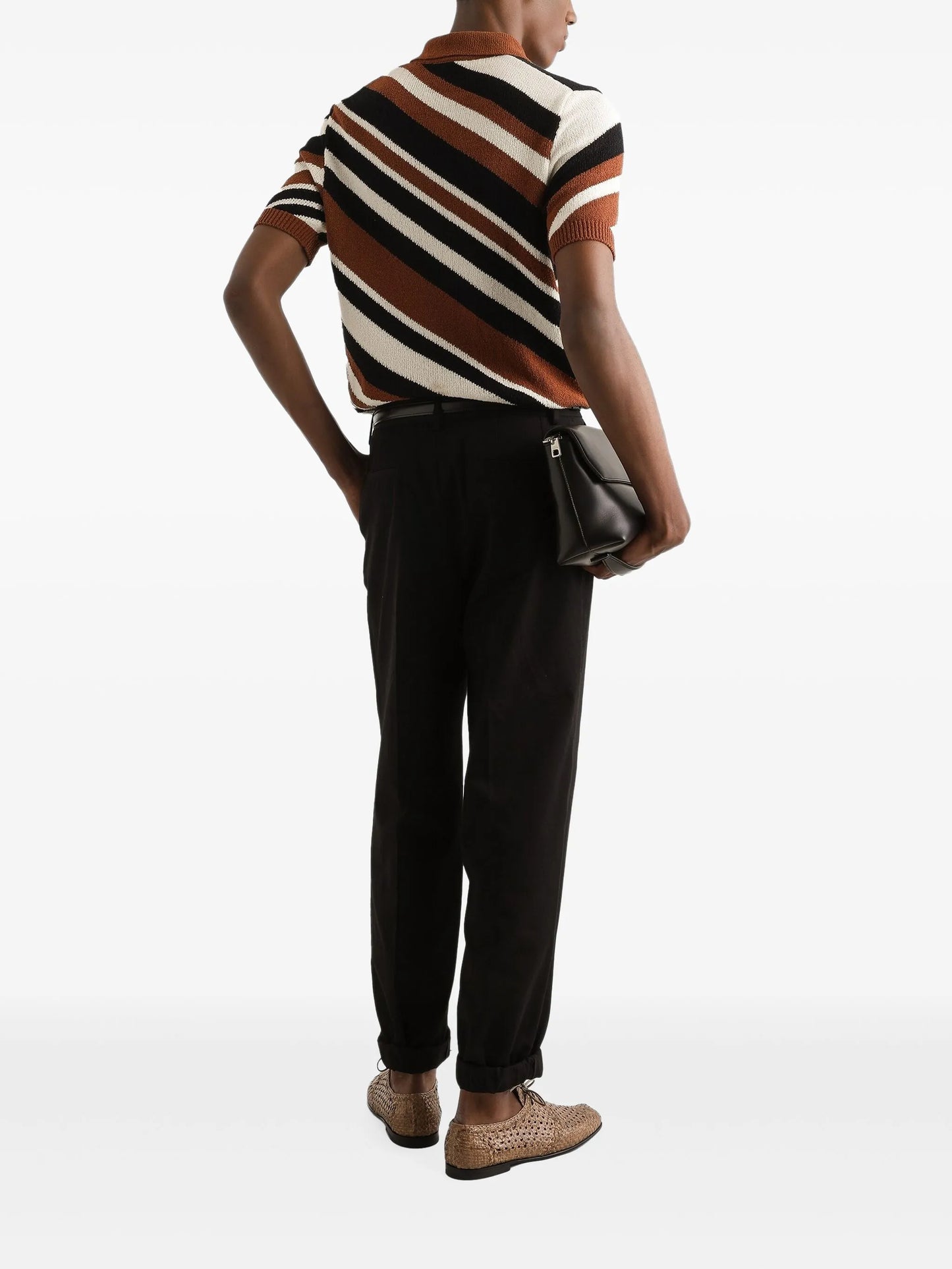 knitted polo shirt