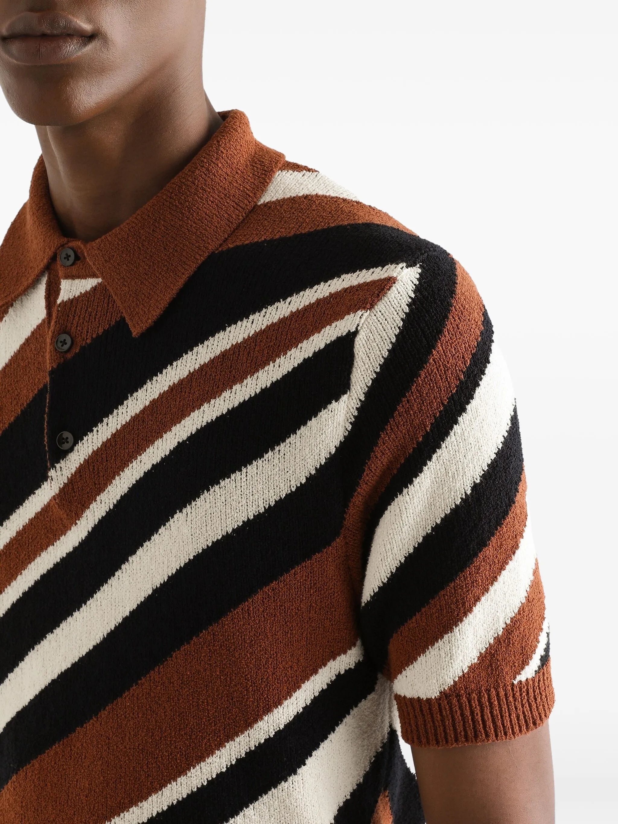 knitted polo shirt