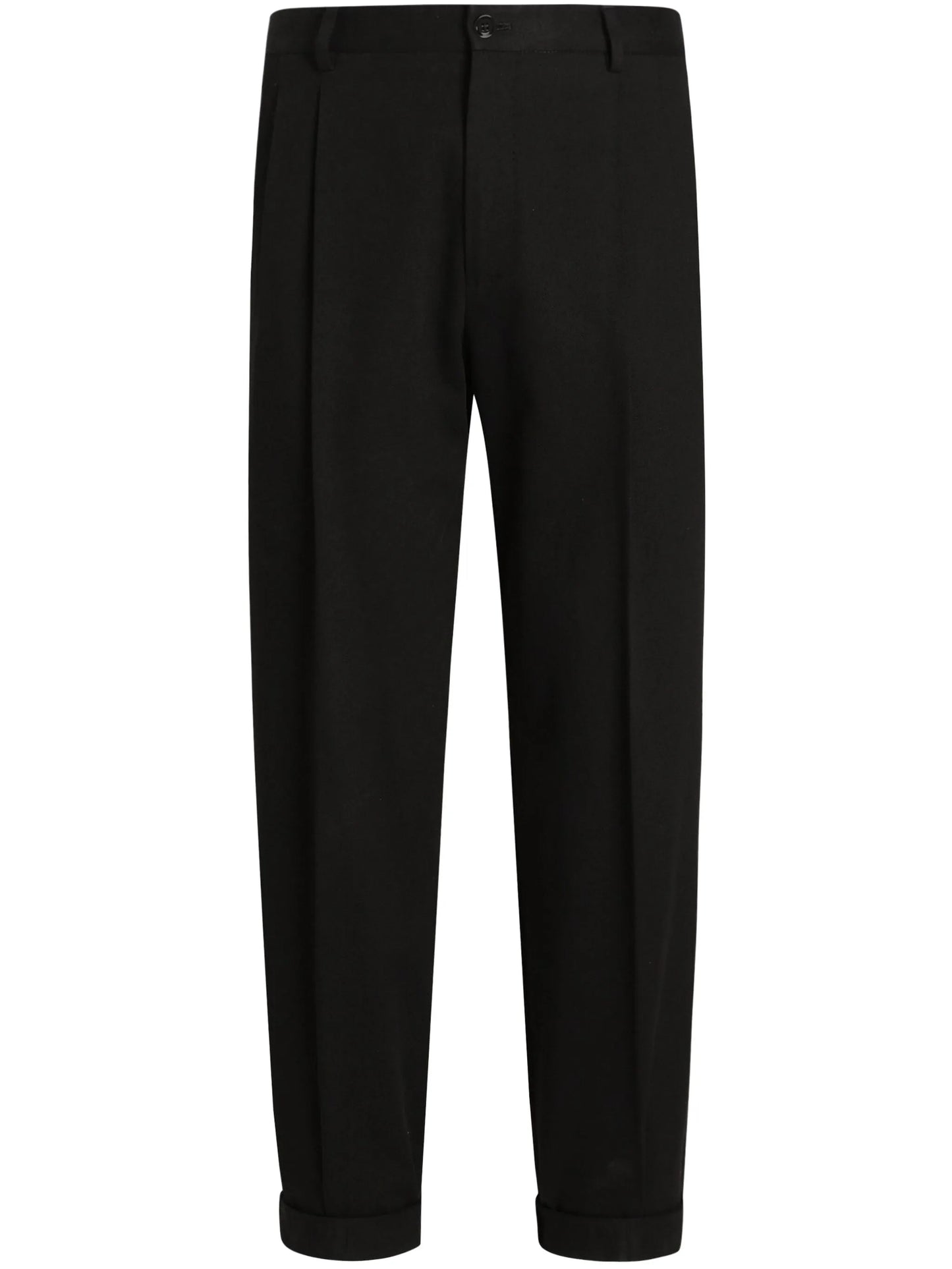folded-edge trousers