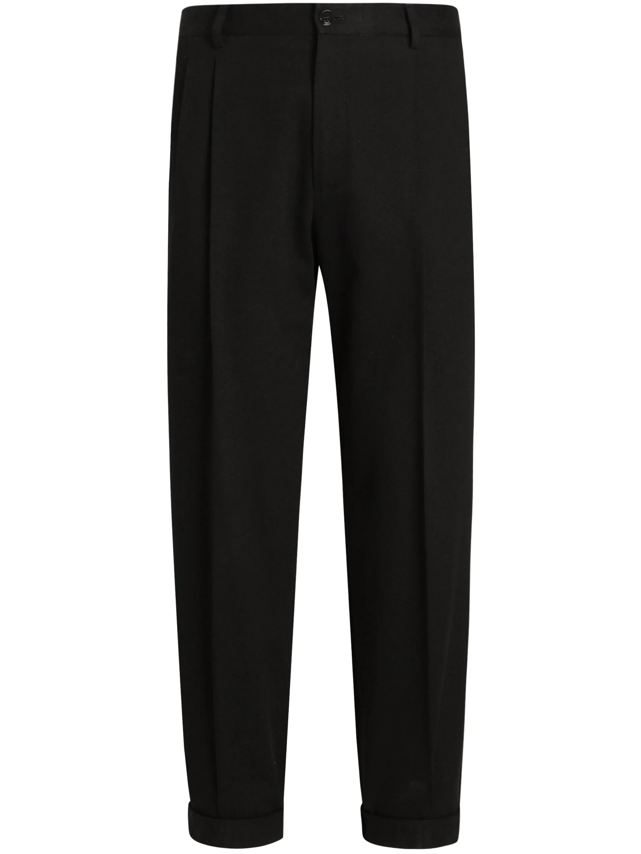 folded-edge trousers