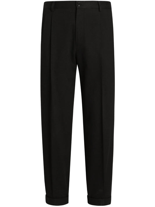 folded-edge trousers