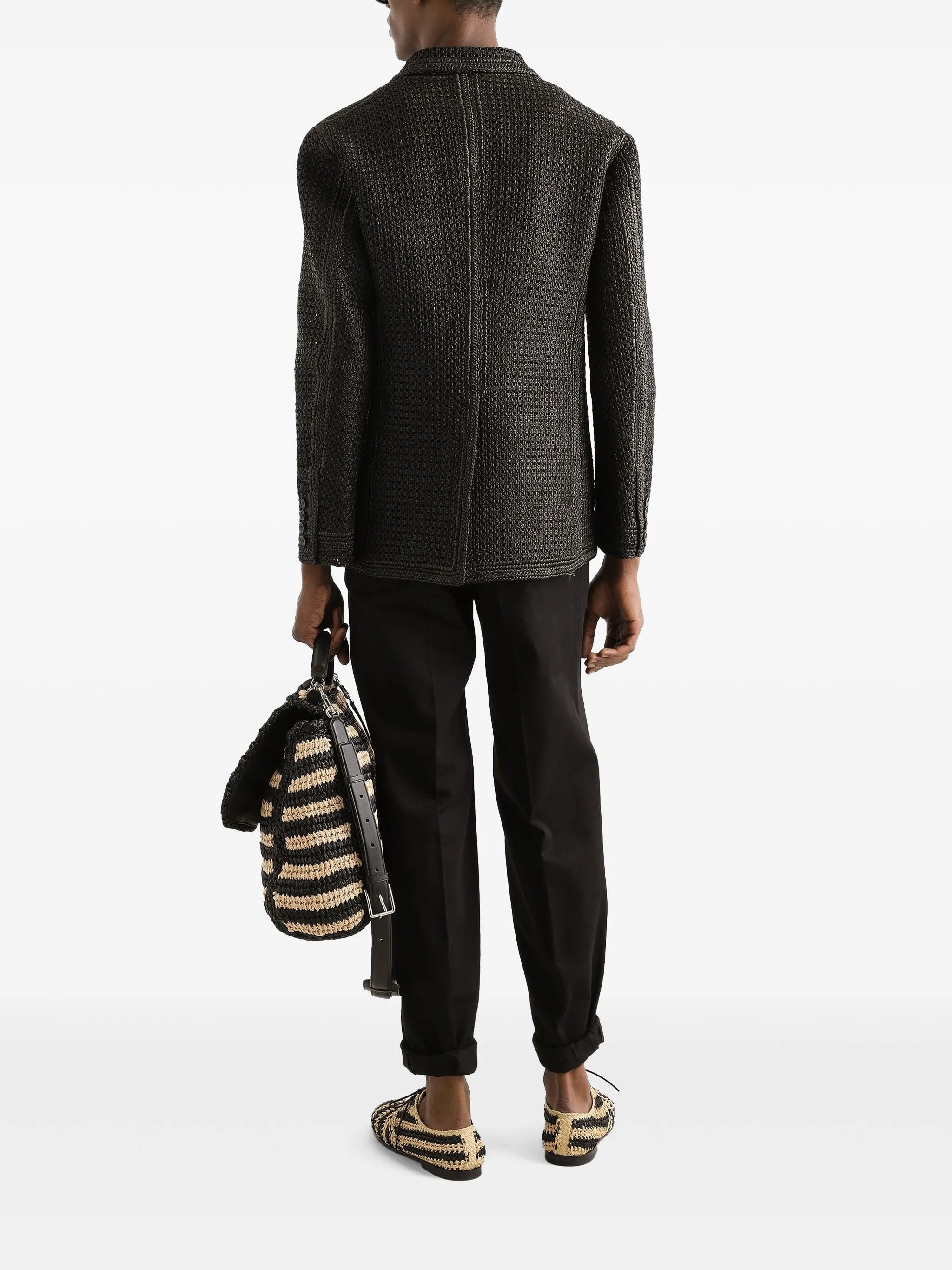 folded-edge trousers