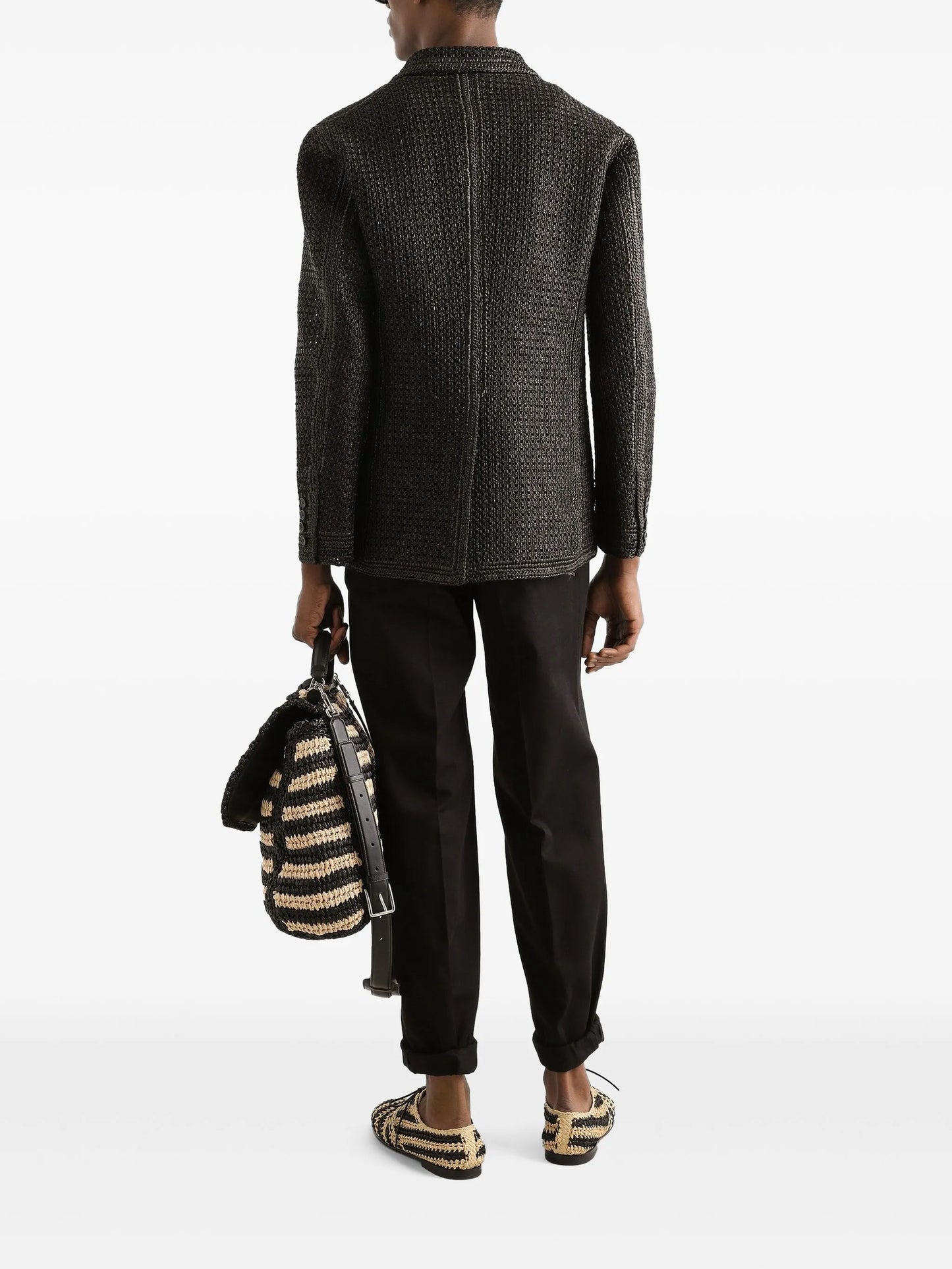 folded-edge trousers