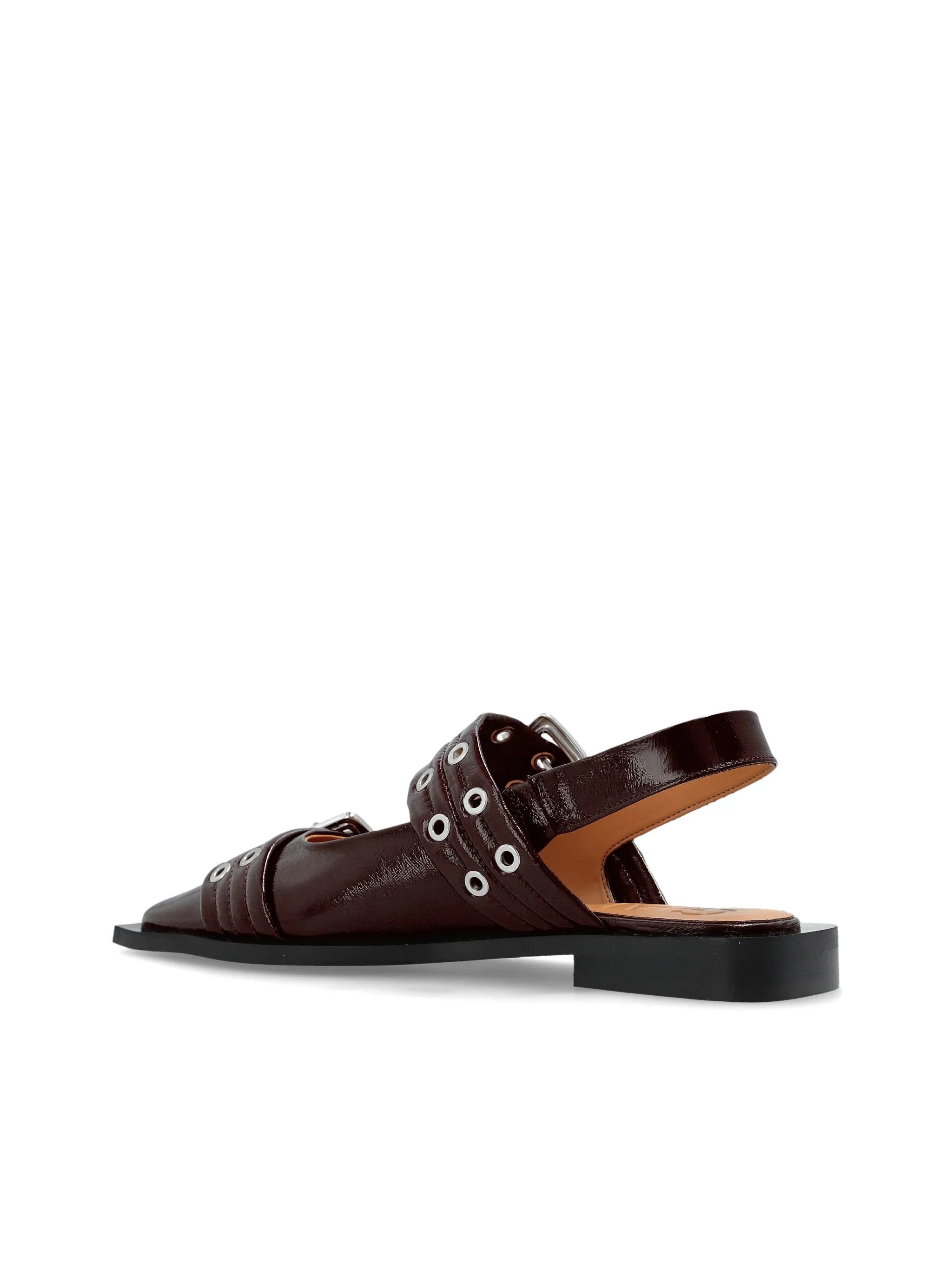 buckle ballerina shoes