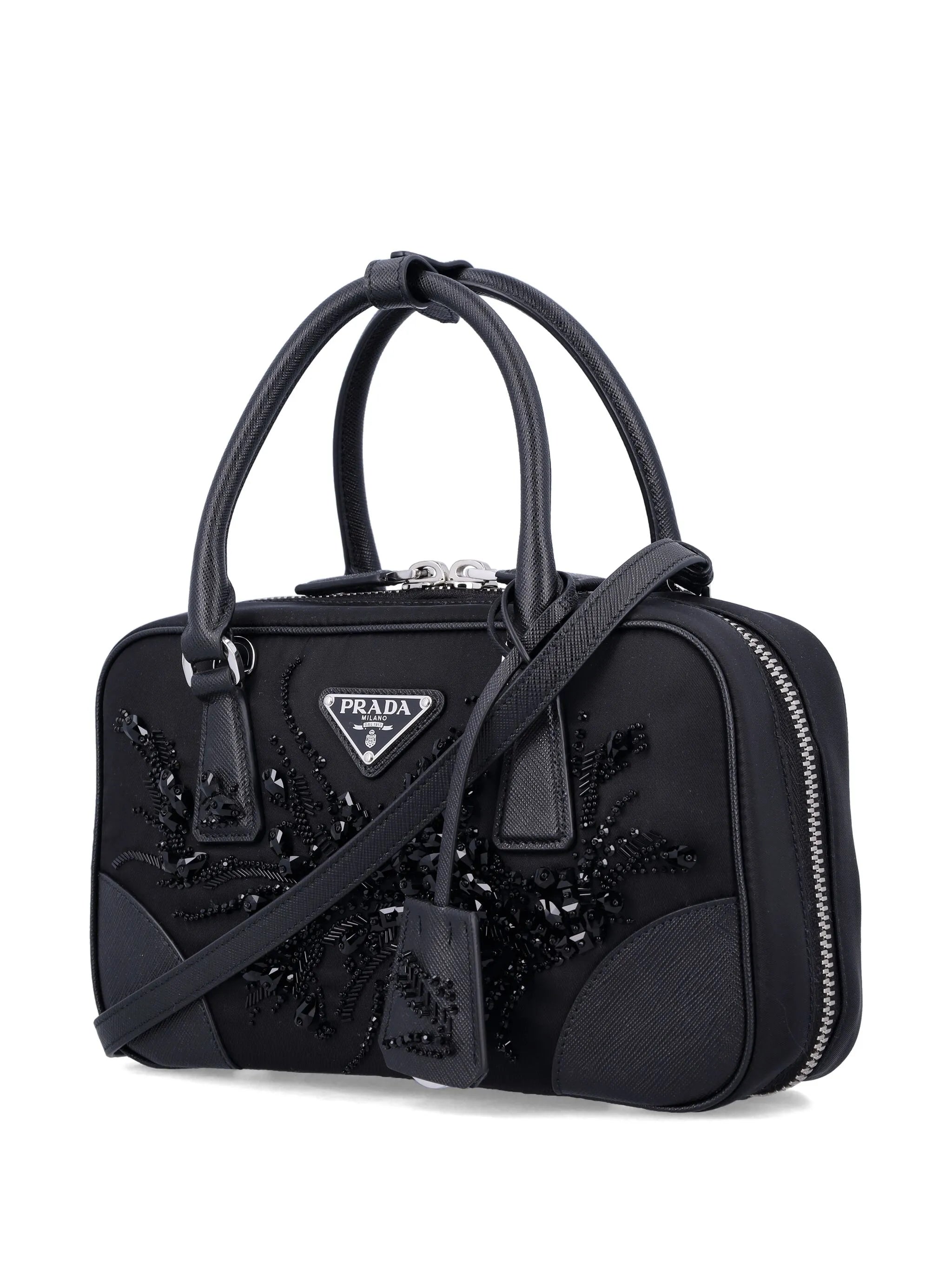 embroidered detailing mini bag