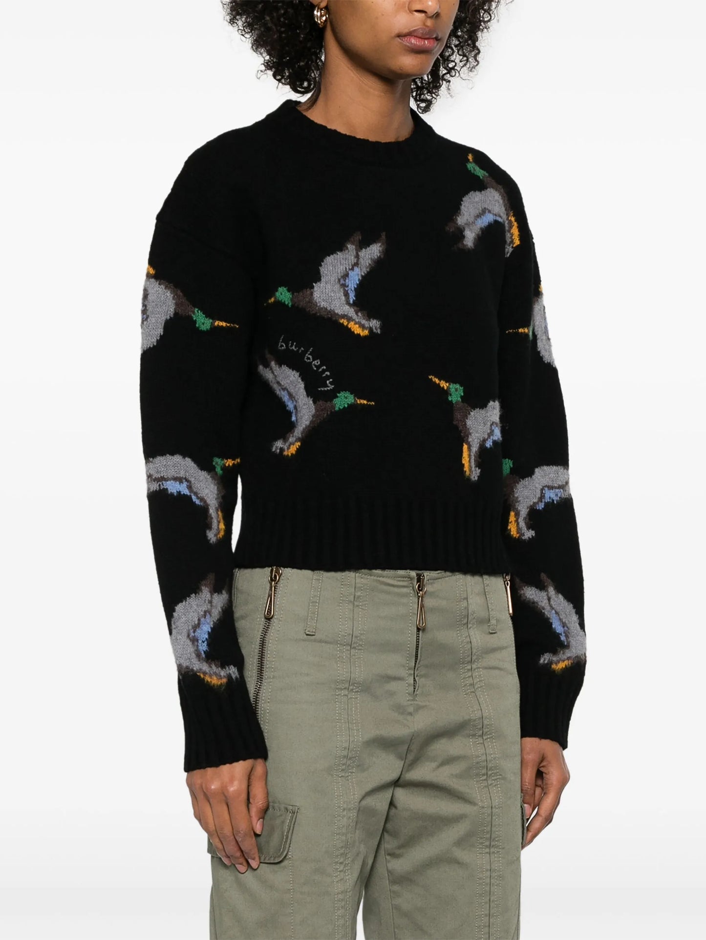 duck-jacquard  sweater