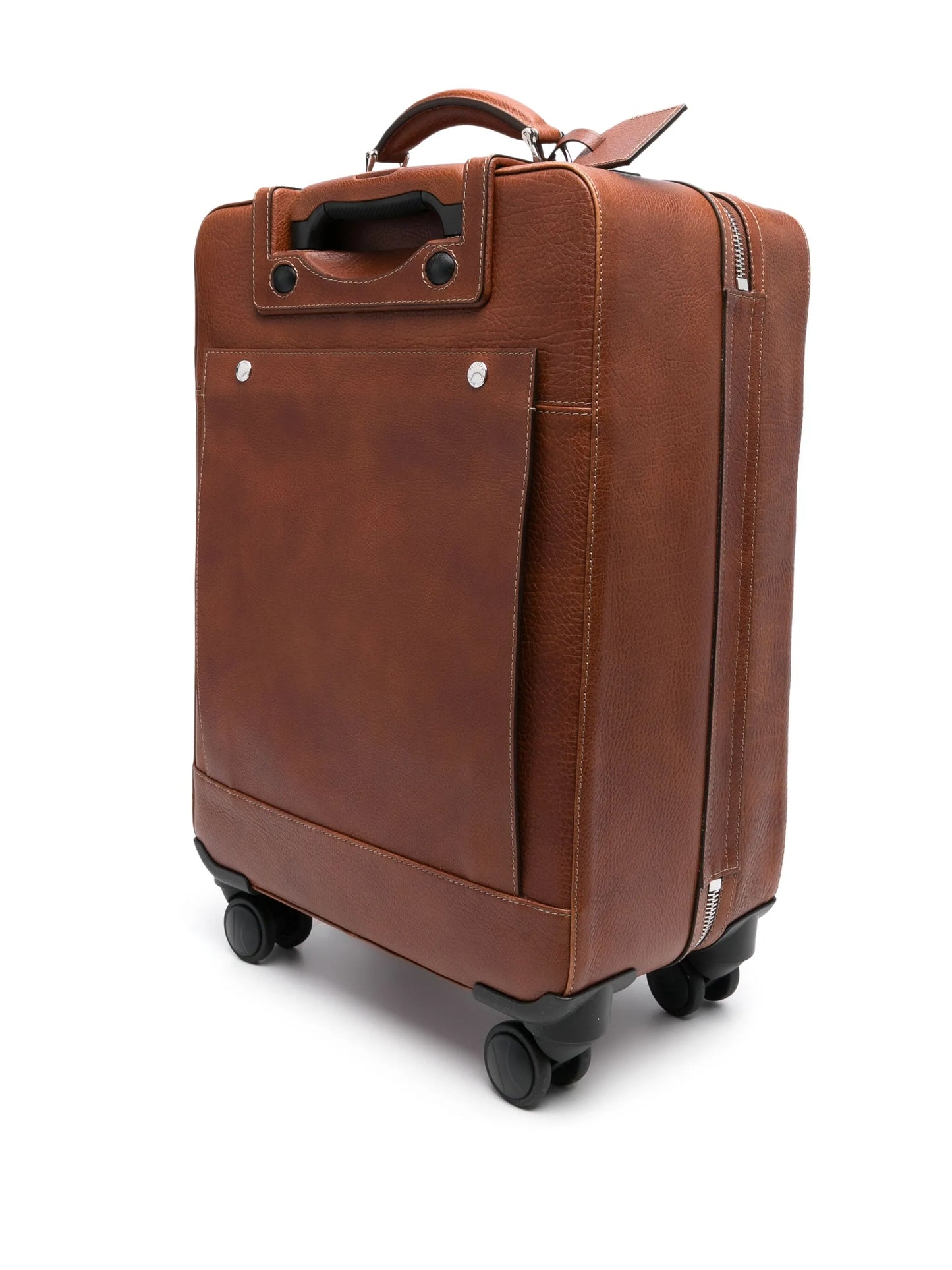 leather suitcase