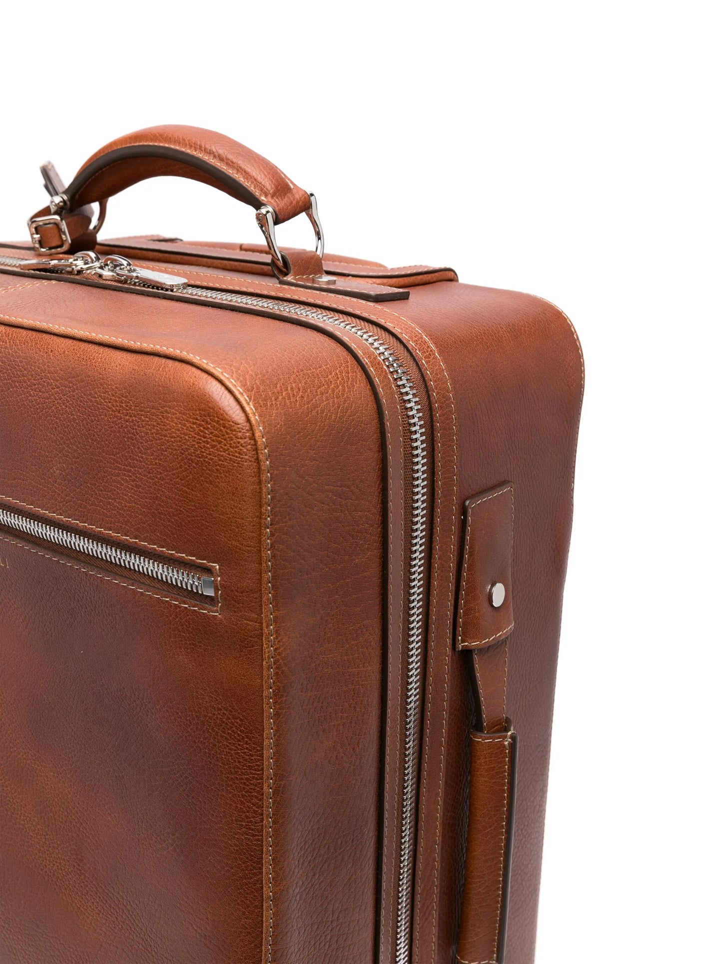 leather suitcase