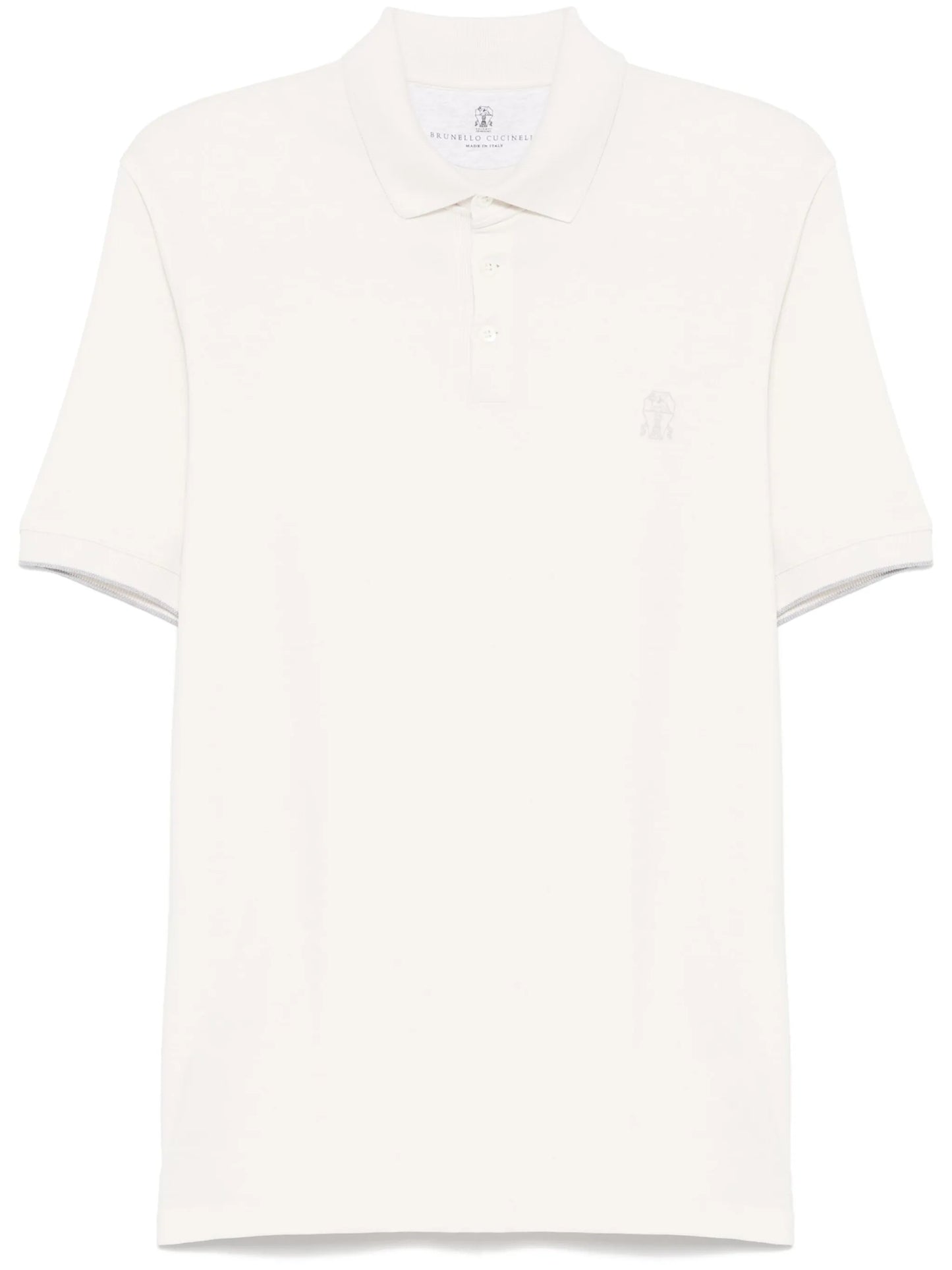 logo-print polo shirt