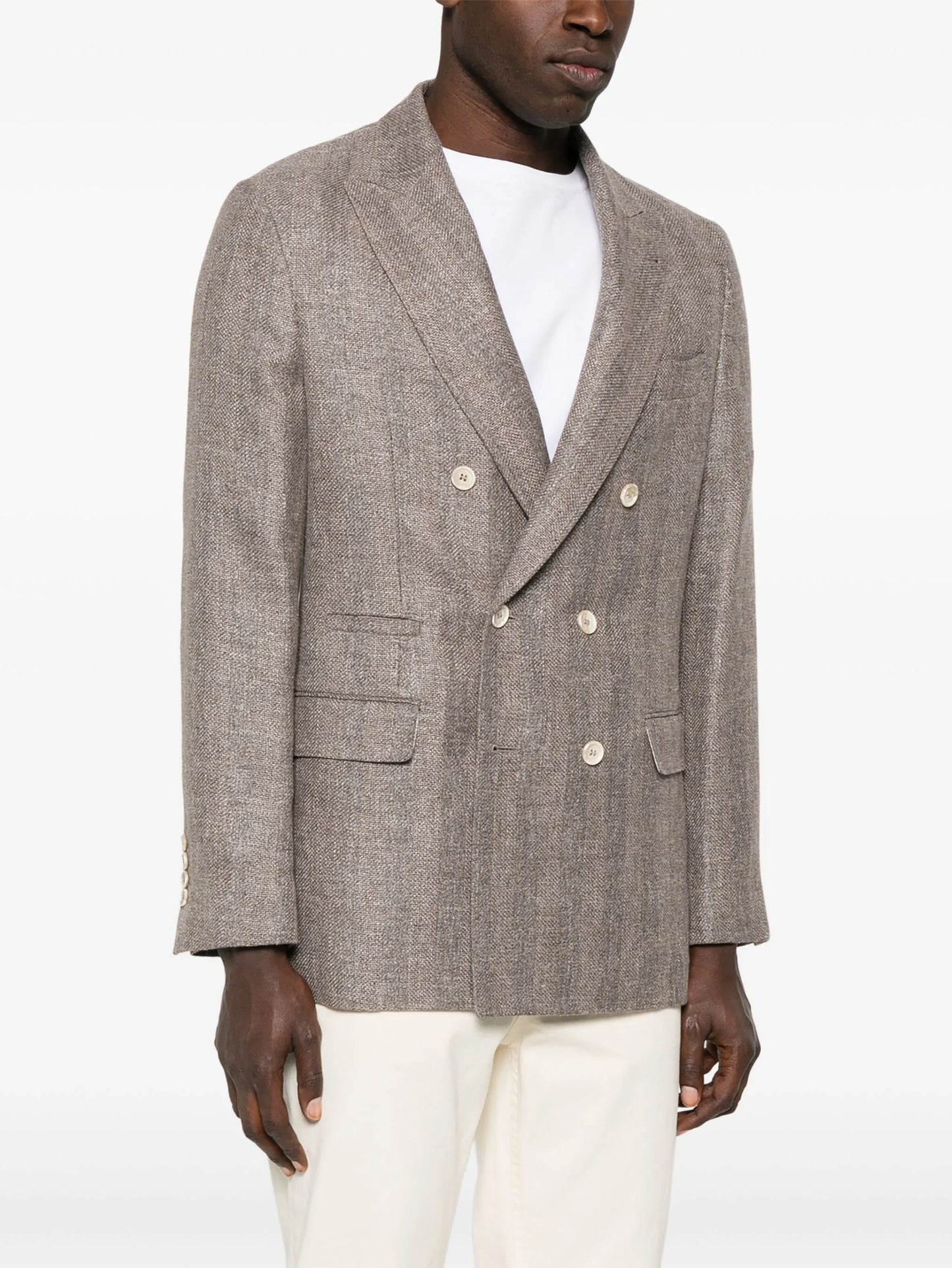double-breasted blazer