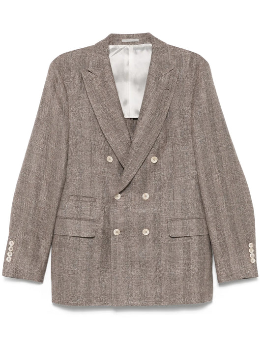 double-breasted blazer