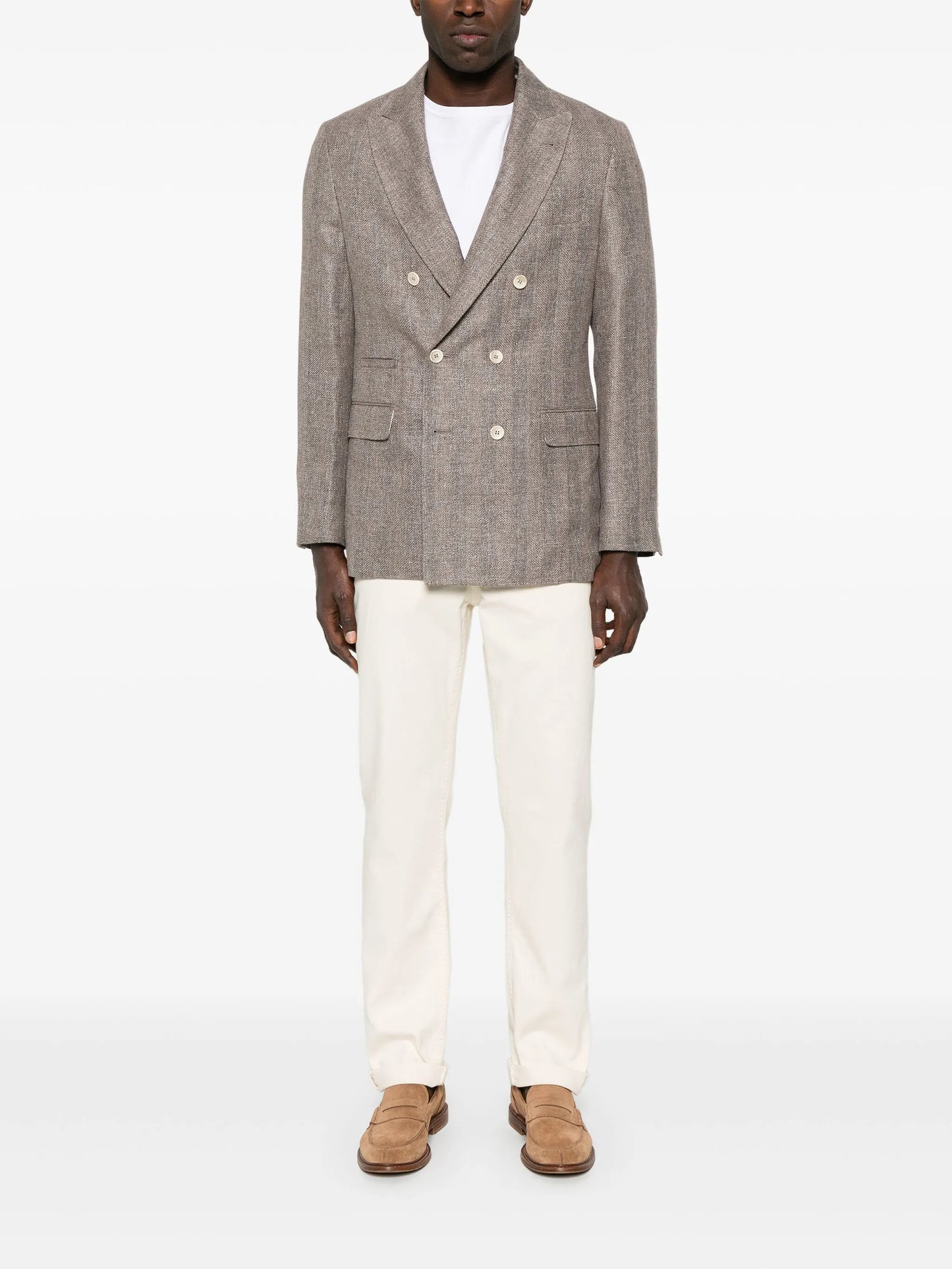 double-breasted blazer