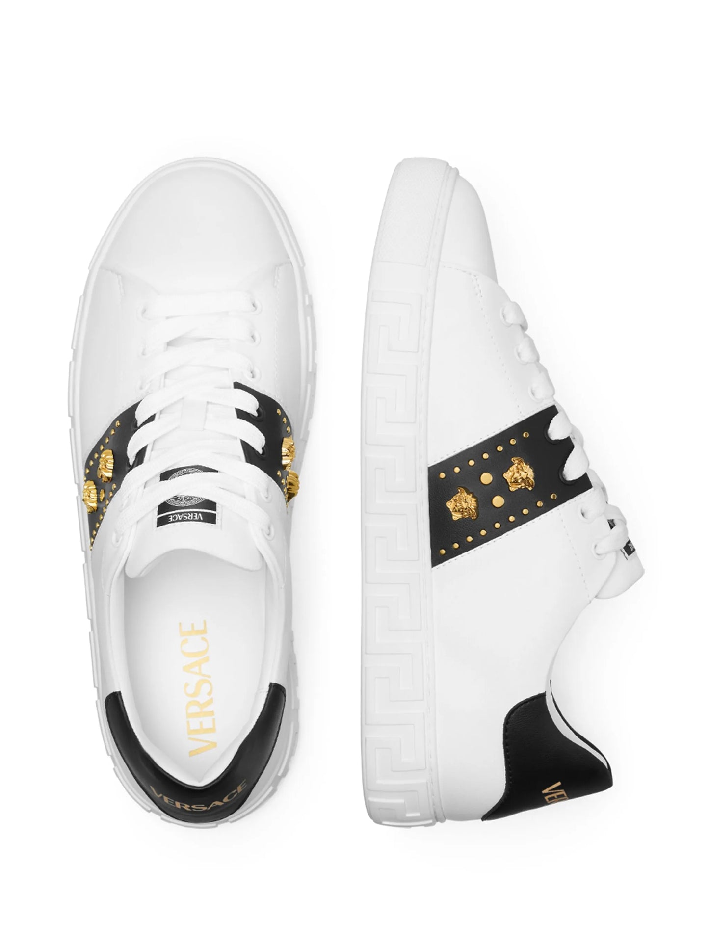 Greca studded sneakers