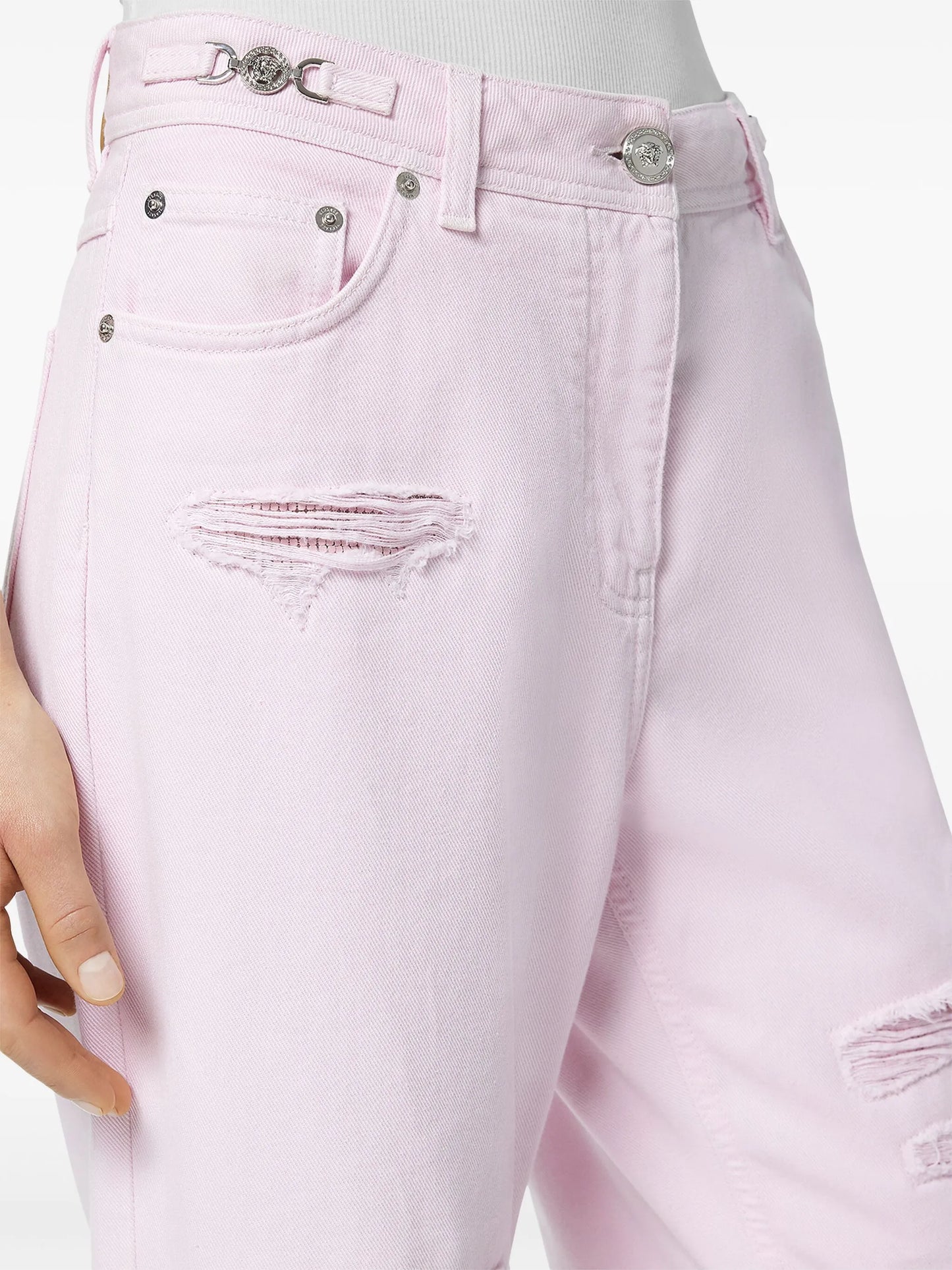 Medusa '95 Metal Mesh boyfriend jeans