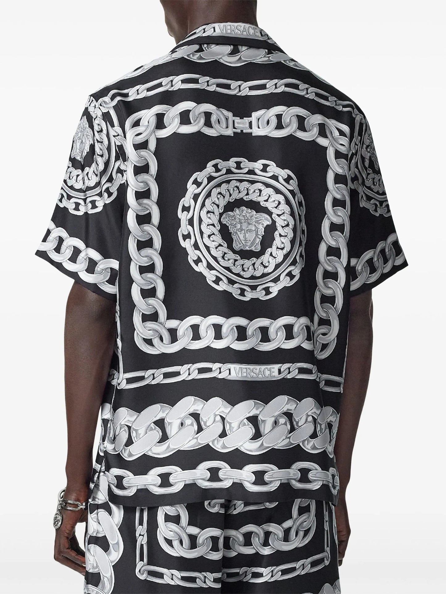 Medusa Chains silk shirt