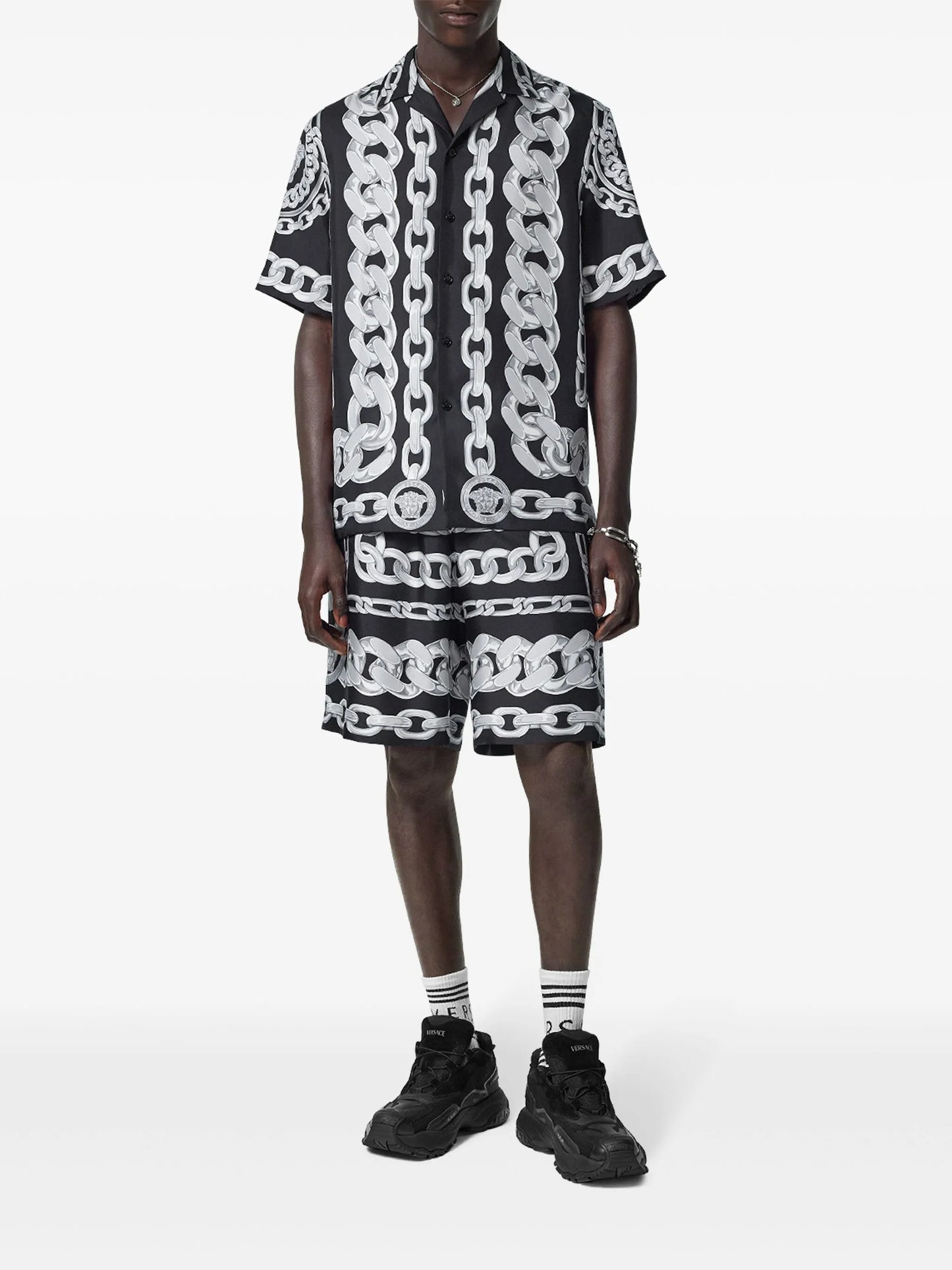 Medusa Chains silk shirt
