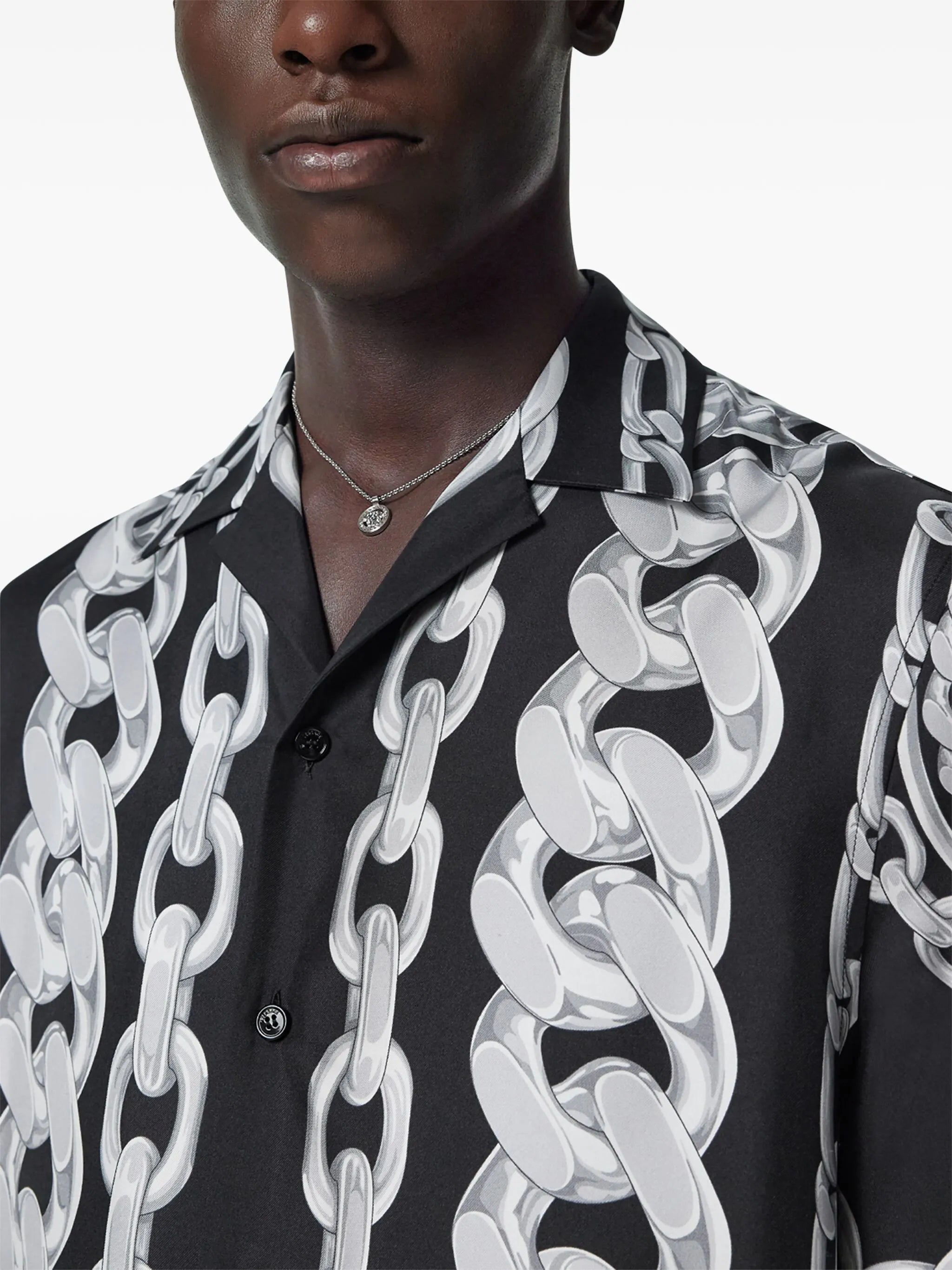 Medusa Chains silk shirt
