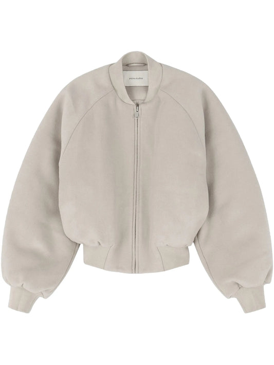 padded bomber jacket